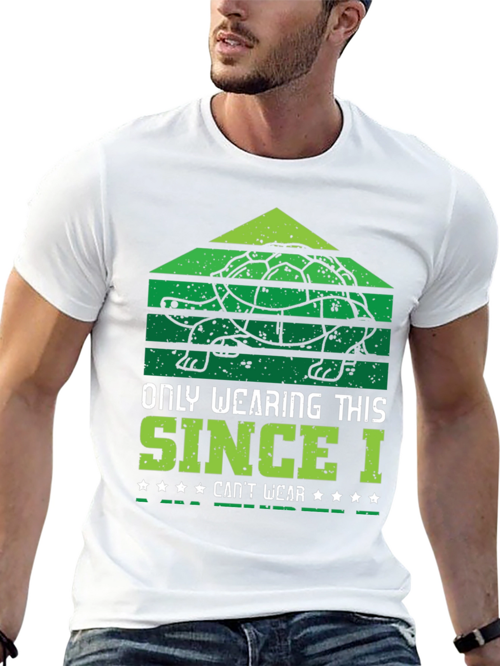 Turtle T-Shirt: Only Wearing This Since I Cant Wear...