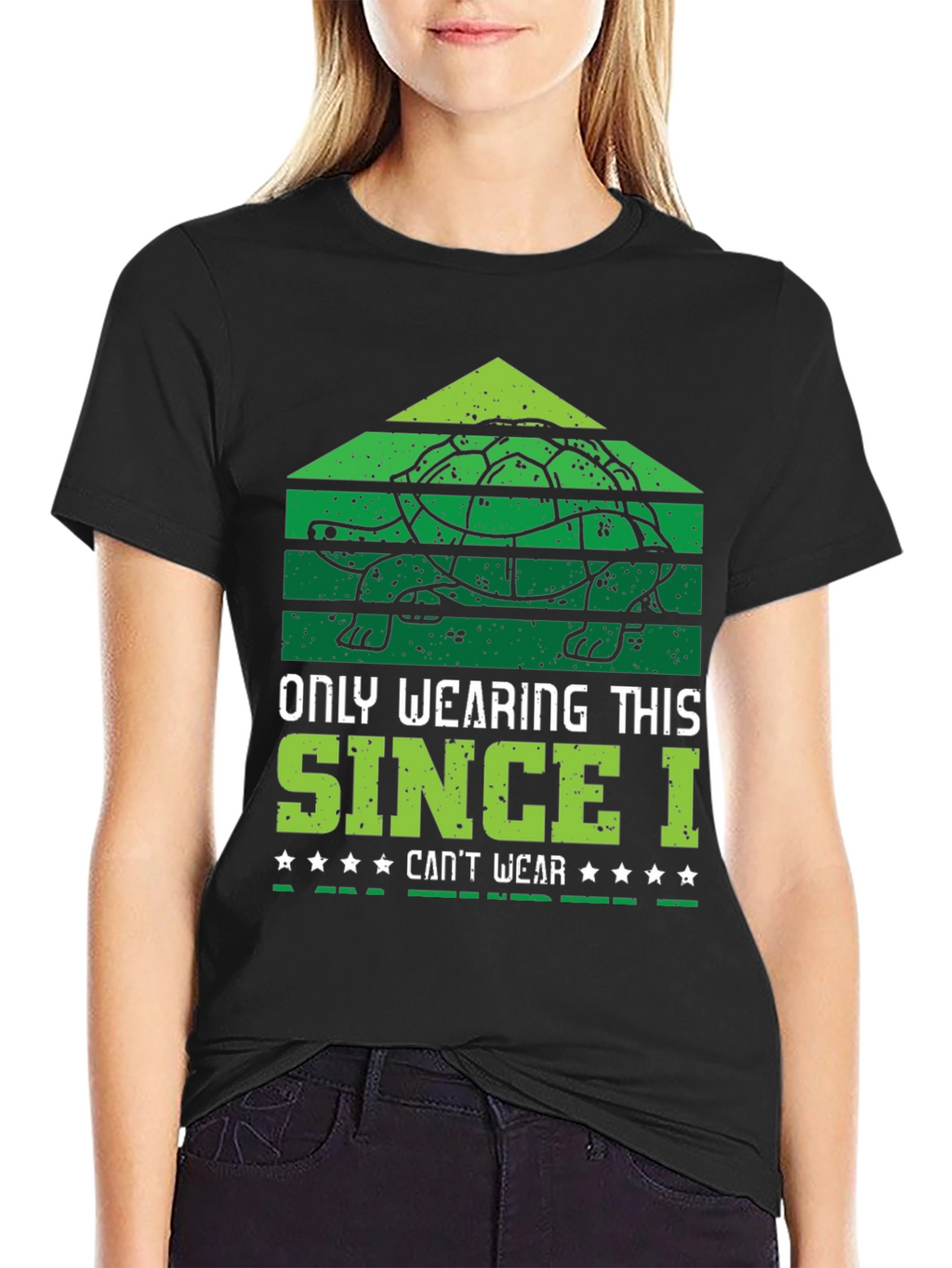 Turtle T-Shirt: Only Wearing This Since I Cant Wear...