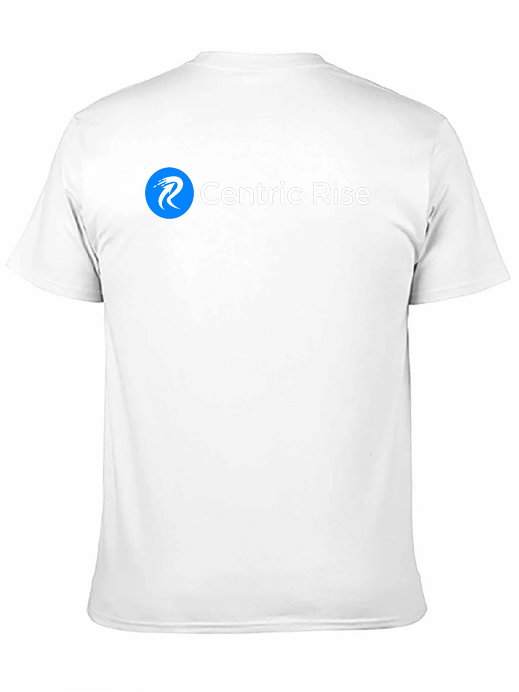 Centric Rise Black T-Shirt - Modern Logo Tee