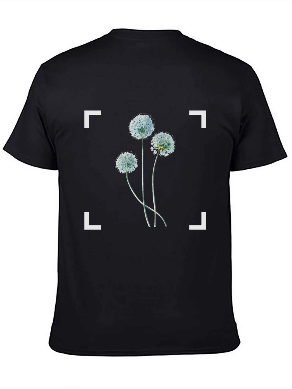 Dandelion Graphic Tee - Stylish Black Cotton Shirt