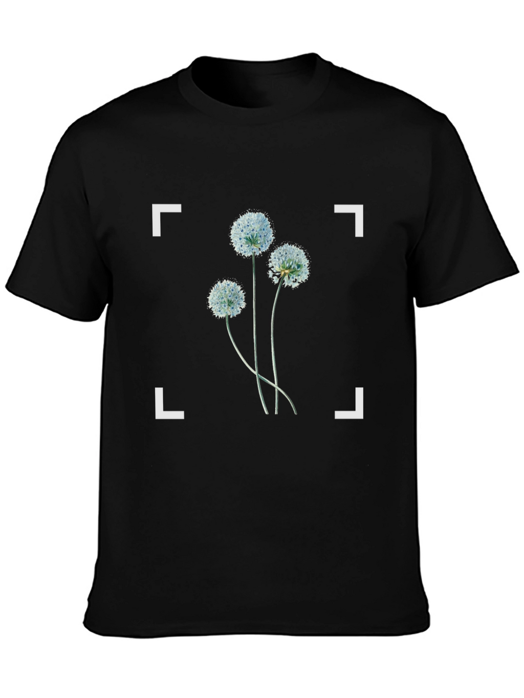 Dandelion Graphic Tee - Stylish Black Cotton Shirt