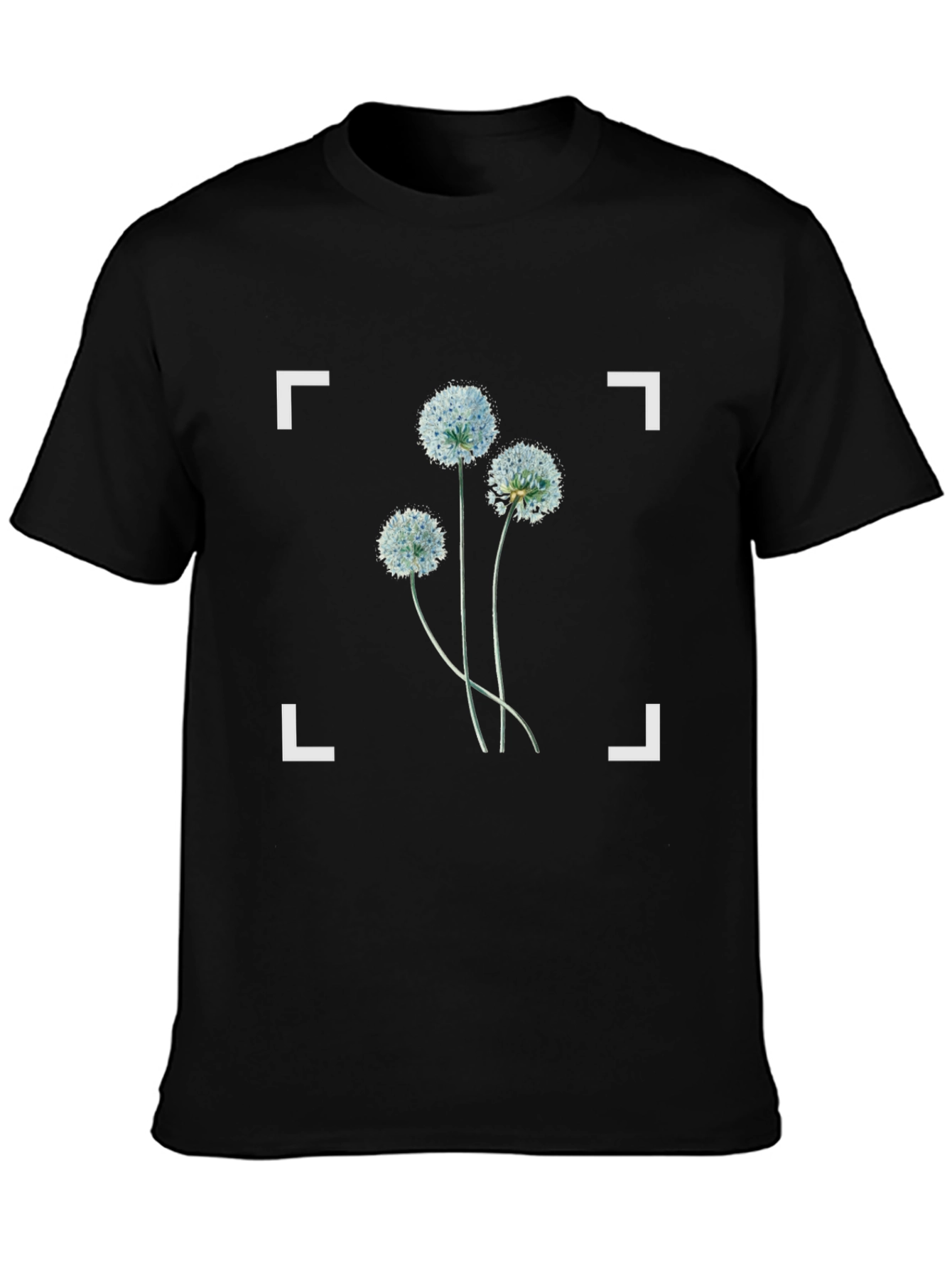 Dandelion Graphic Tee - Stylish Black Cotton Shirt