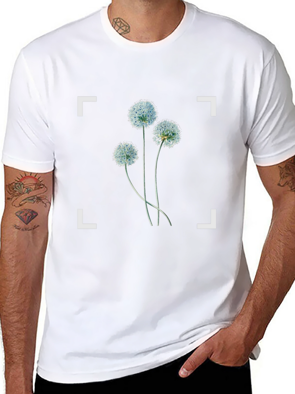 Dandelion Graphic Tee - Stylish Black Cotton Shirt