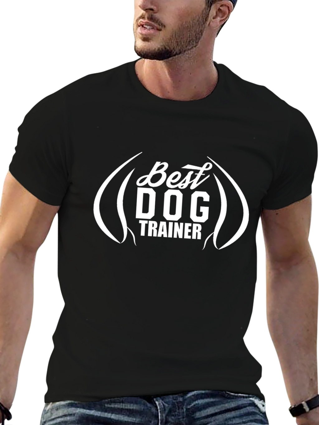 Best Dog Trainer Black T-Shirt