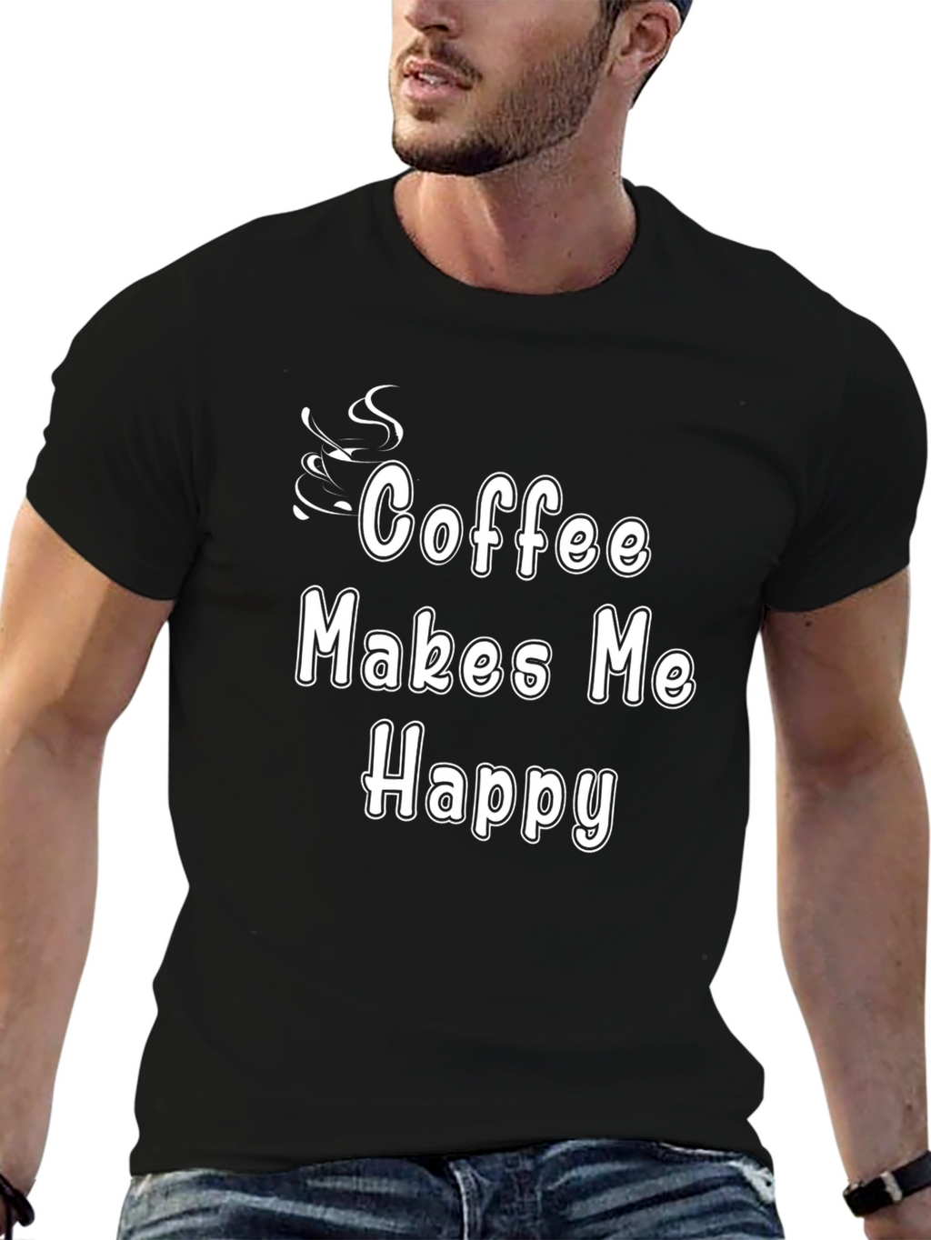 Coffee Makes Me Happy T-Shirt