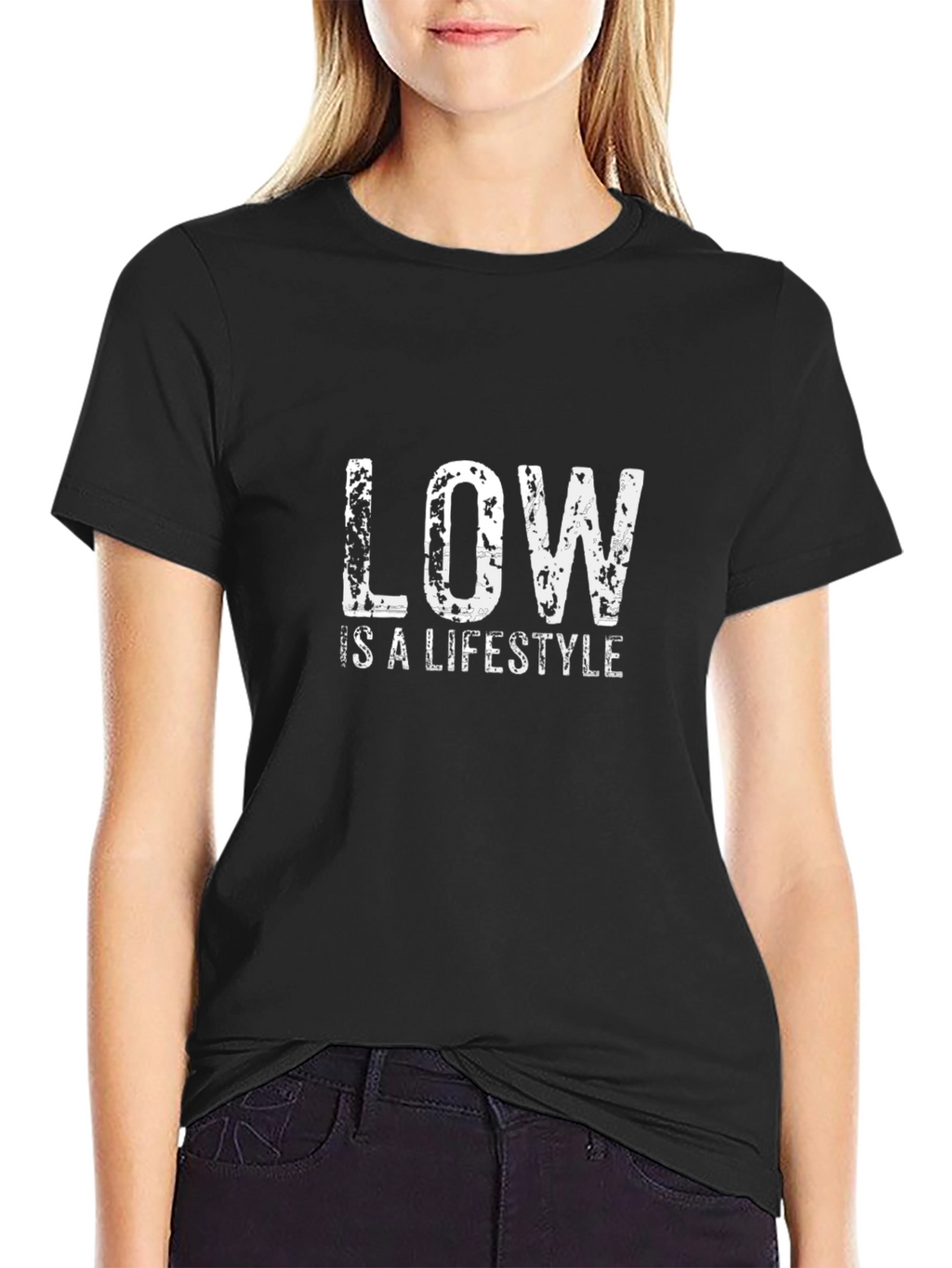 Low is a Lifestyle Black T-Shirt