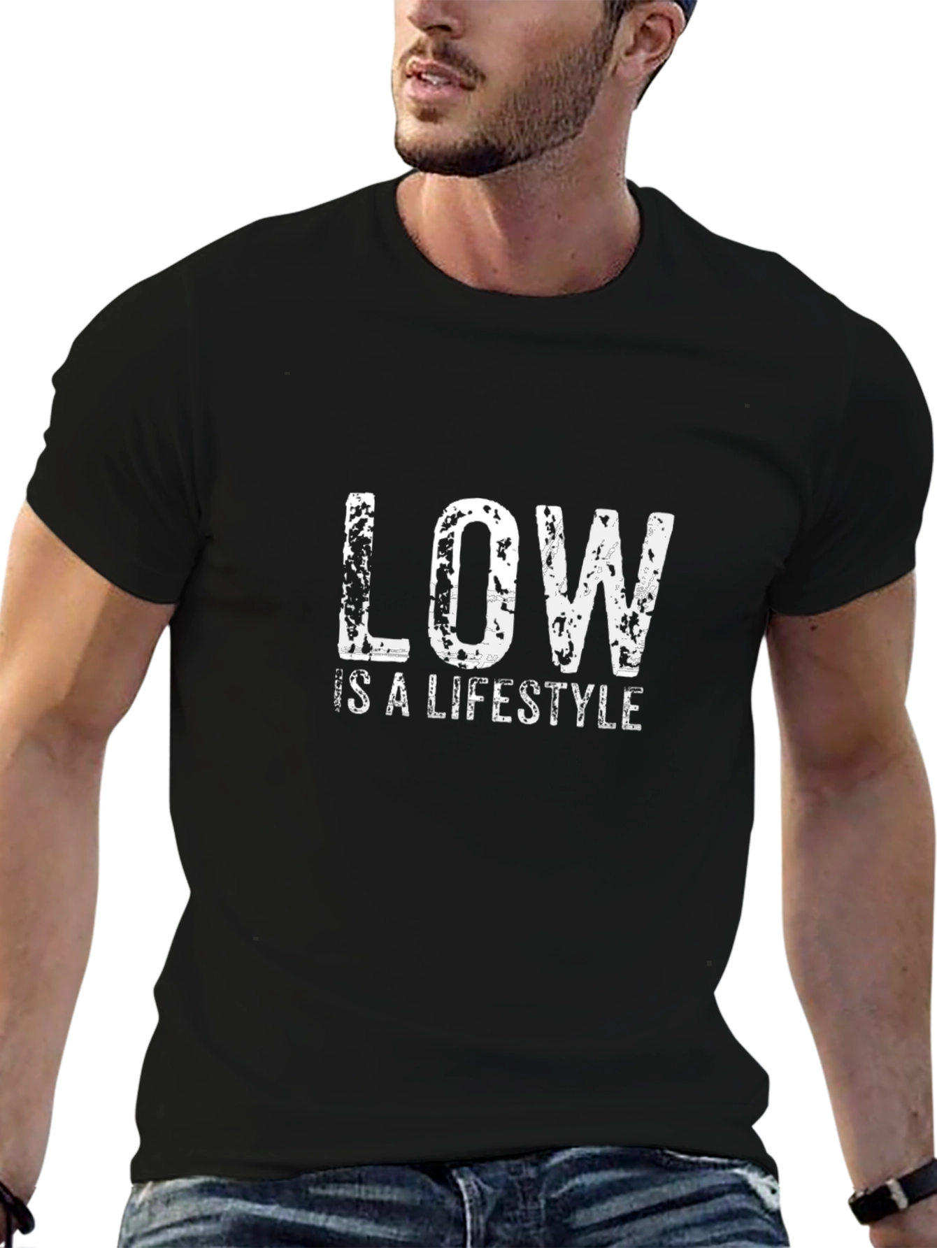 Low is a Lifestyle Black T-Shirt