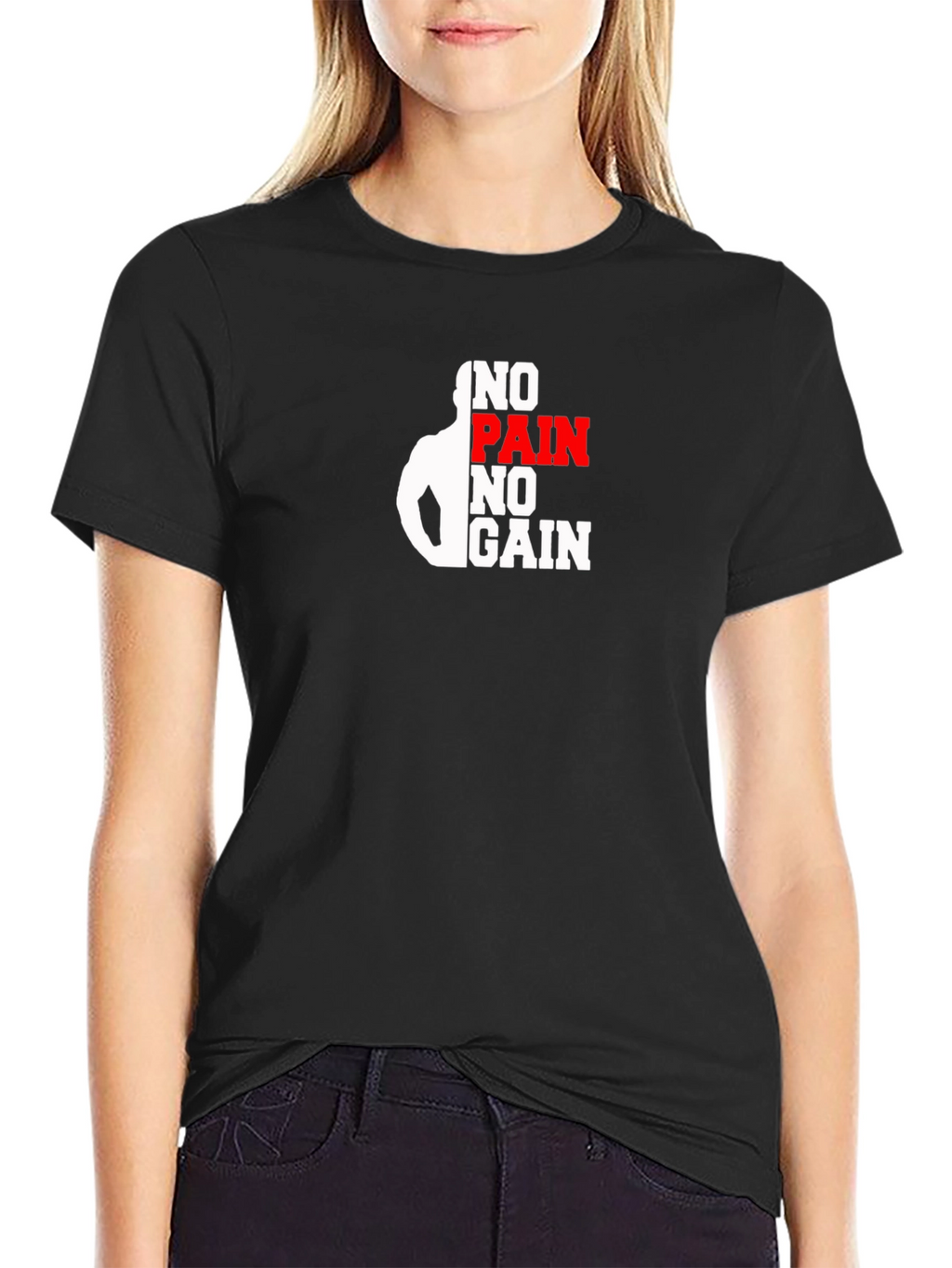 No Pain No Gain Black T-Shirt