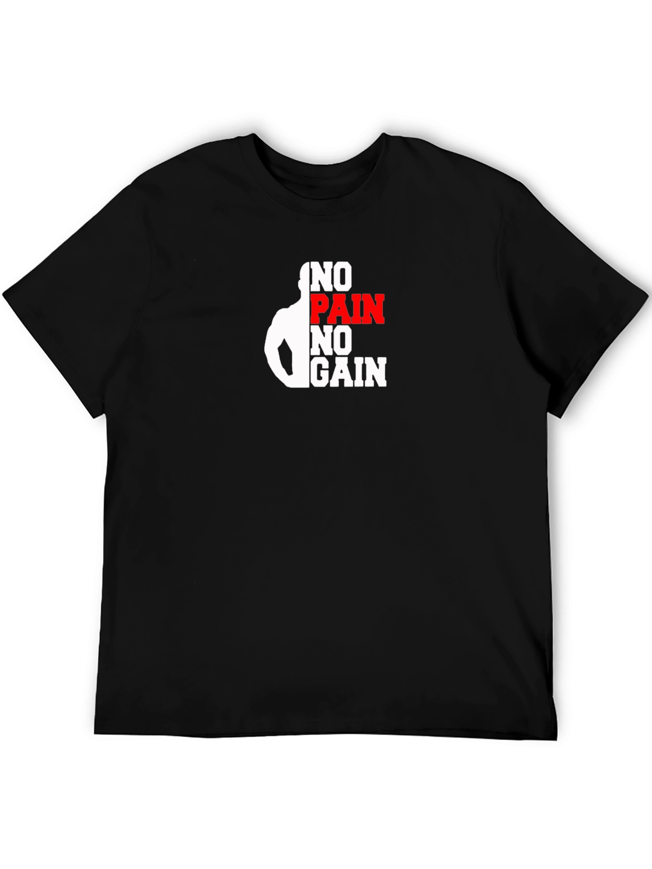 No Pain No Gain Black T-Shirt