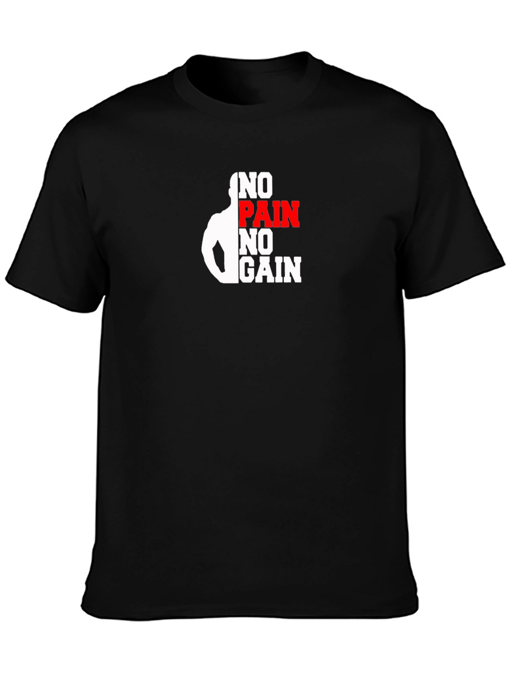 No Pain No Gain Black T-Shirt