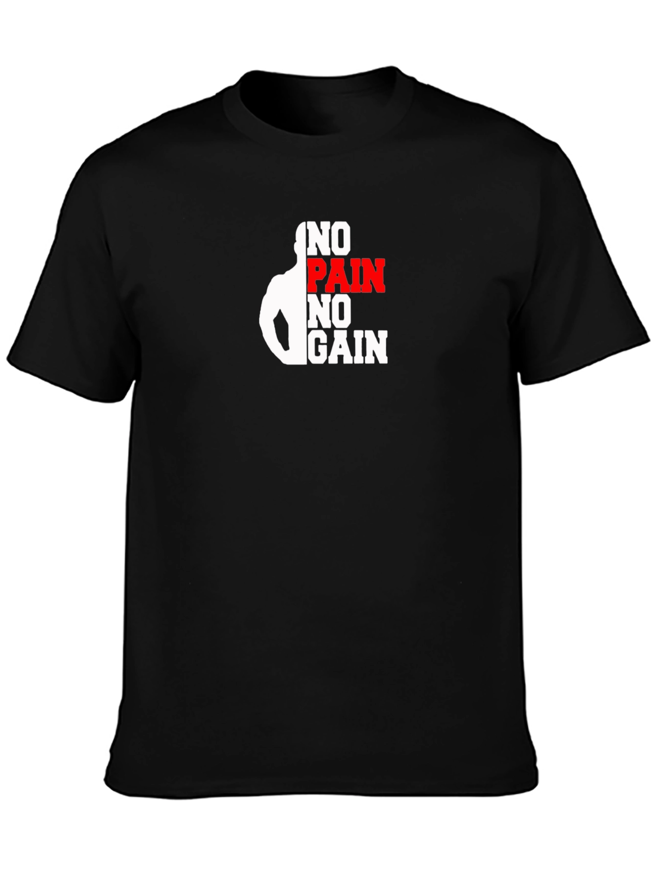 No Pain No Gain Black T-Shirt