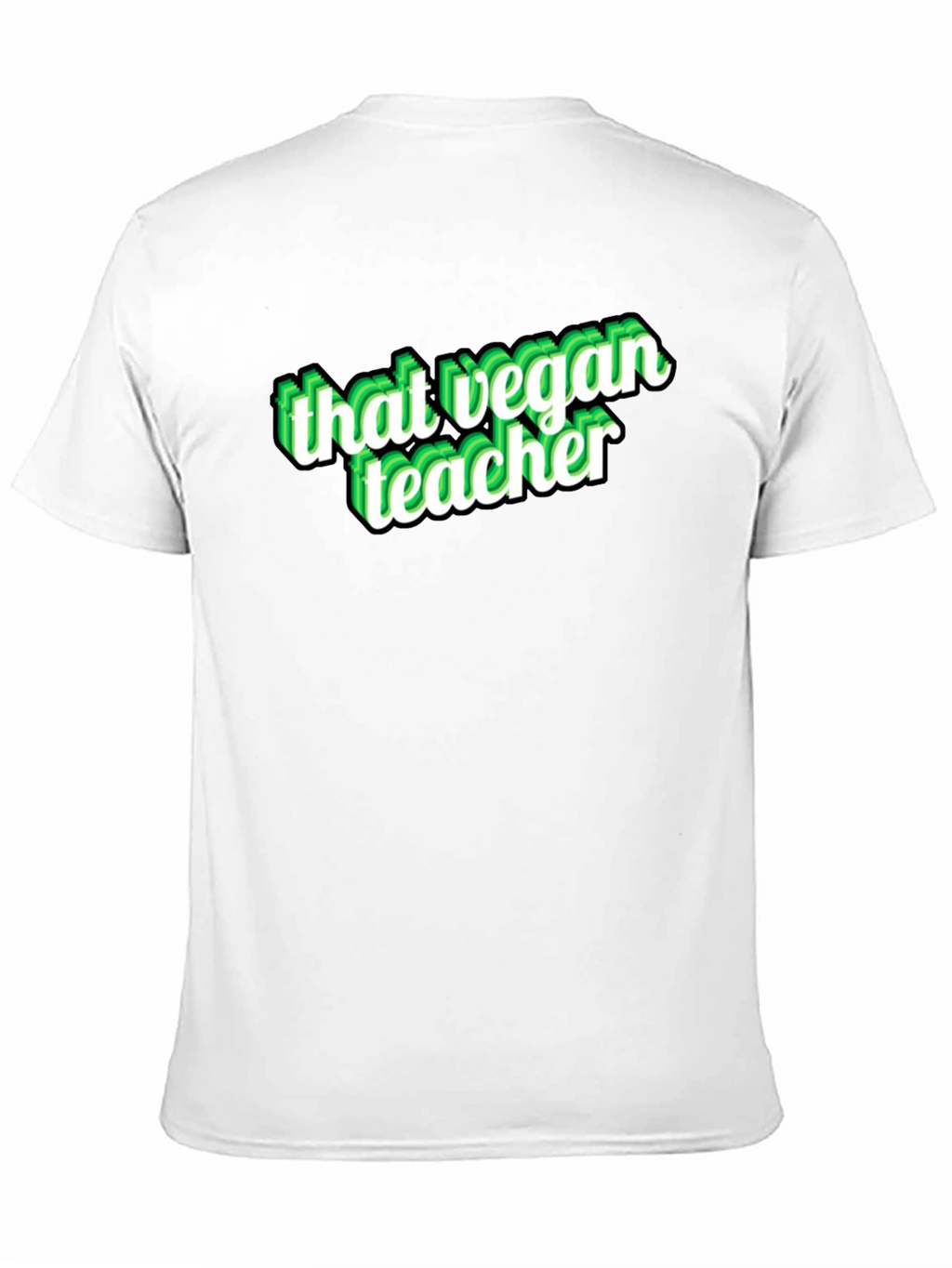 That Vegan Teacher Black Graphic T-Shirt