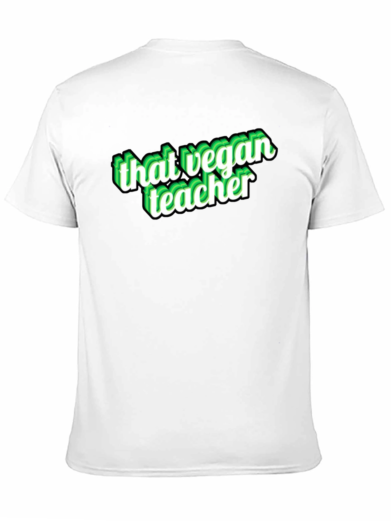 That Vegan Teacher Black Graphic T-Shirt