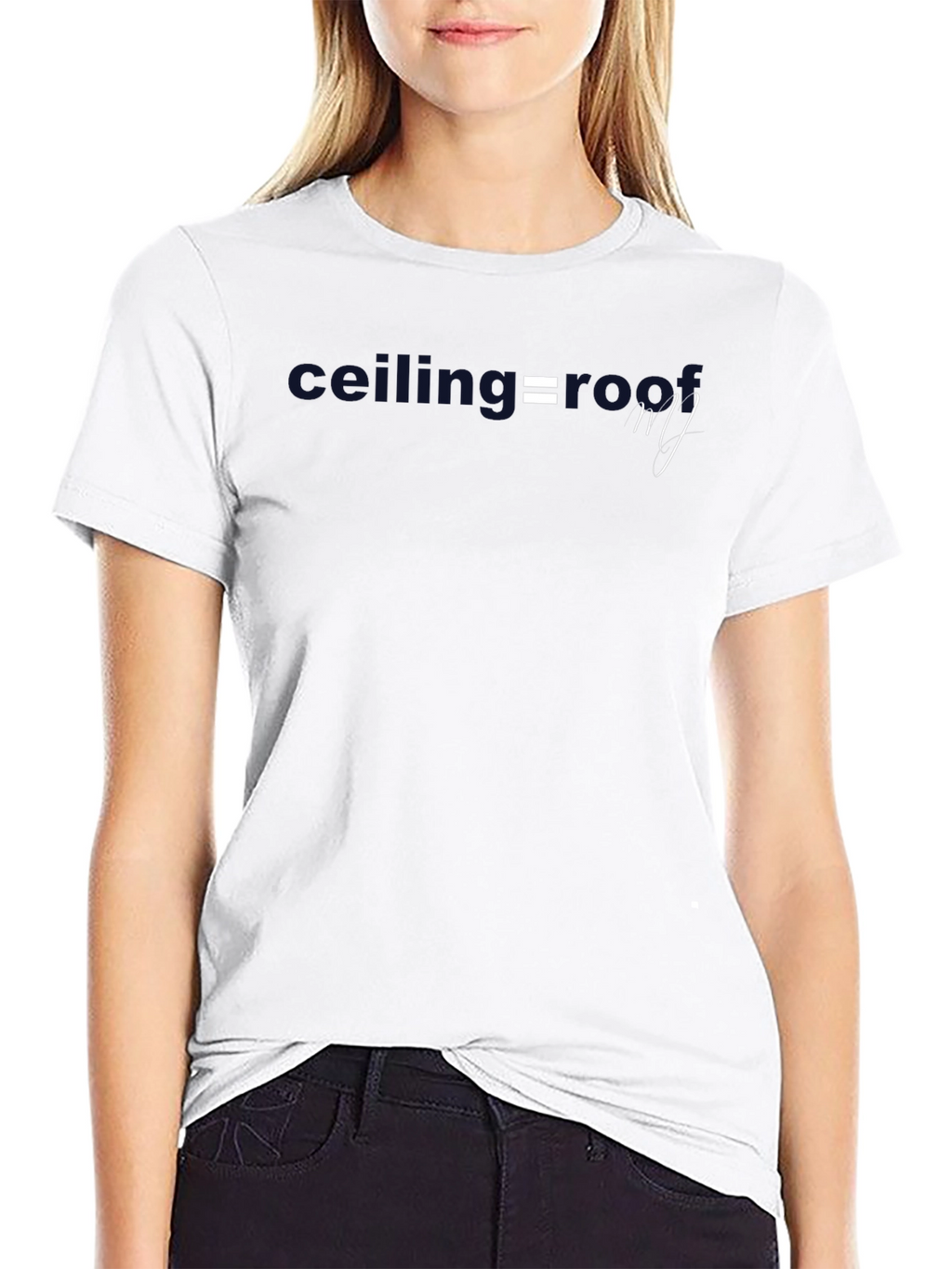 Ceiling = Roof Graphic Tee - Stylish Comfort