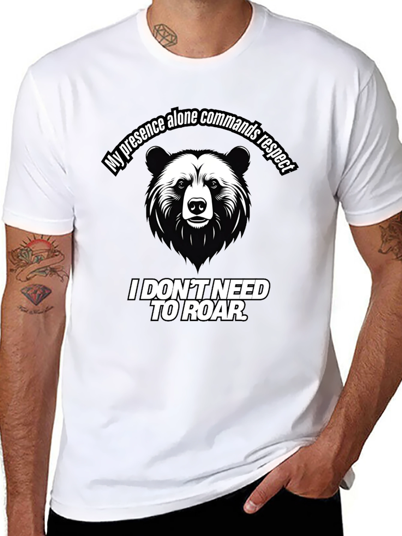 Command Respect Bear Graphic Tee