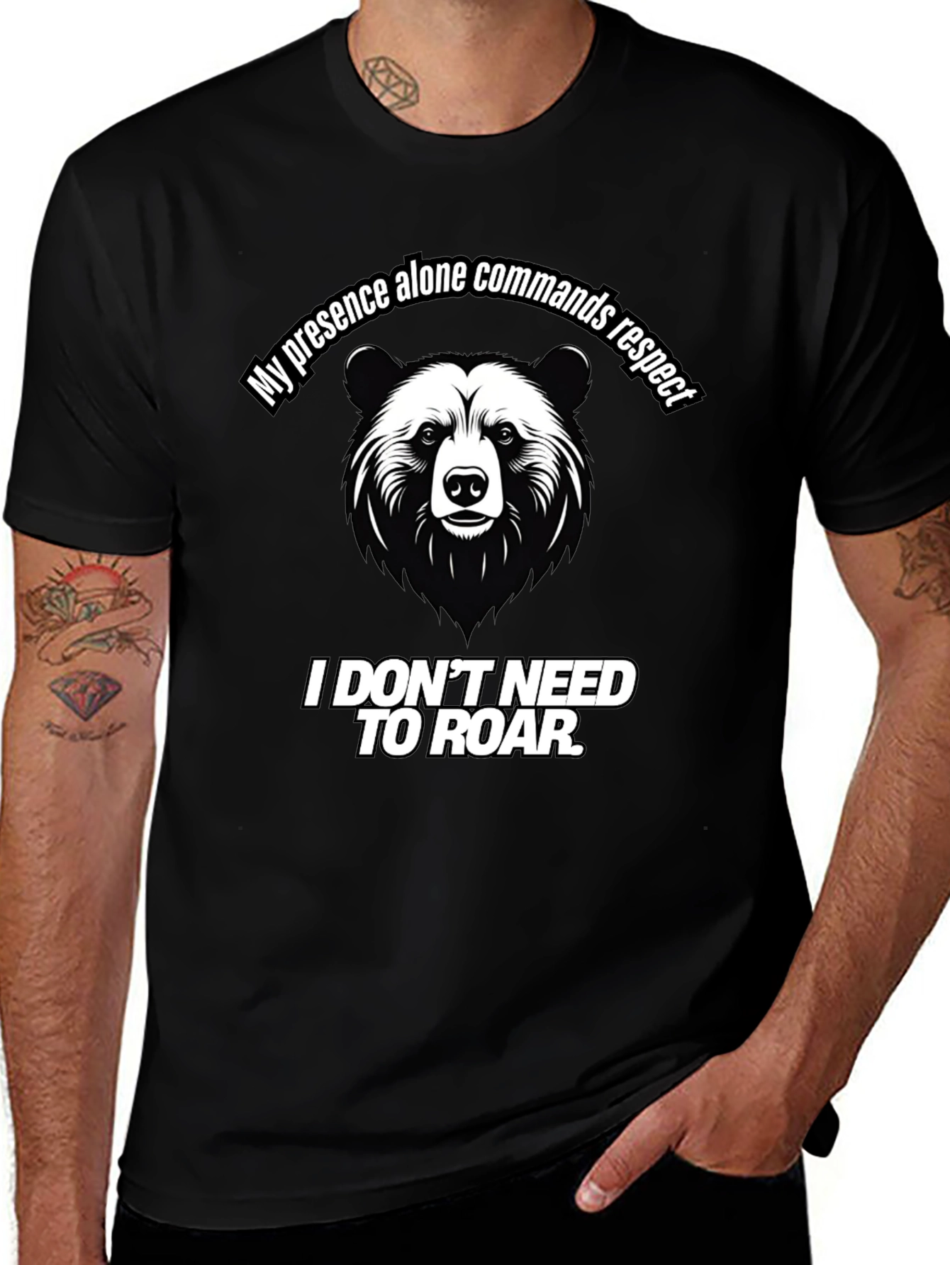 Command Respect Bear Graphic Tee