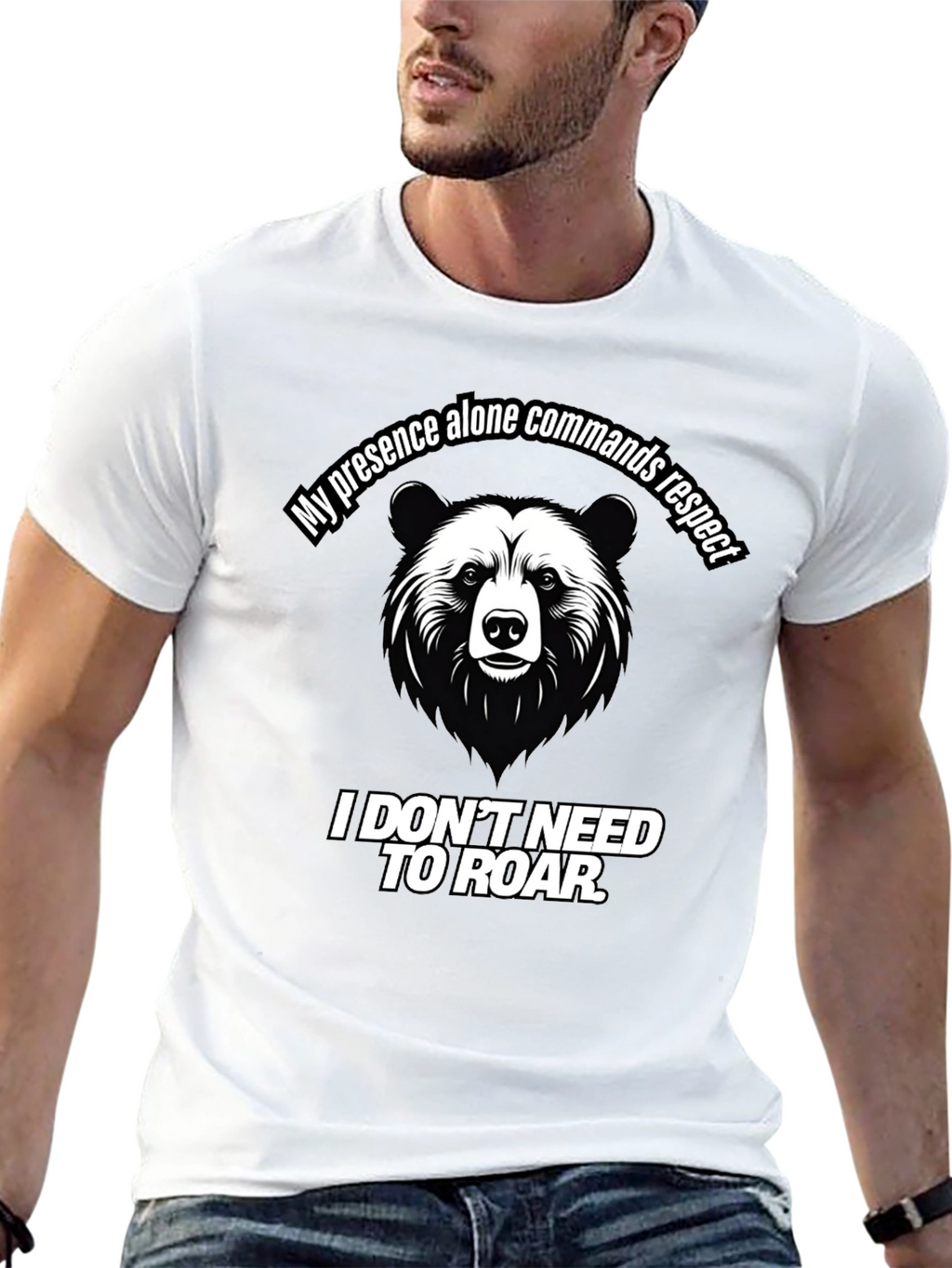Command Respect Bear Graphic Tee