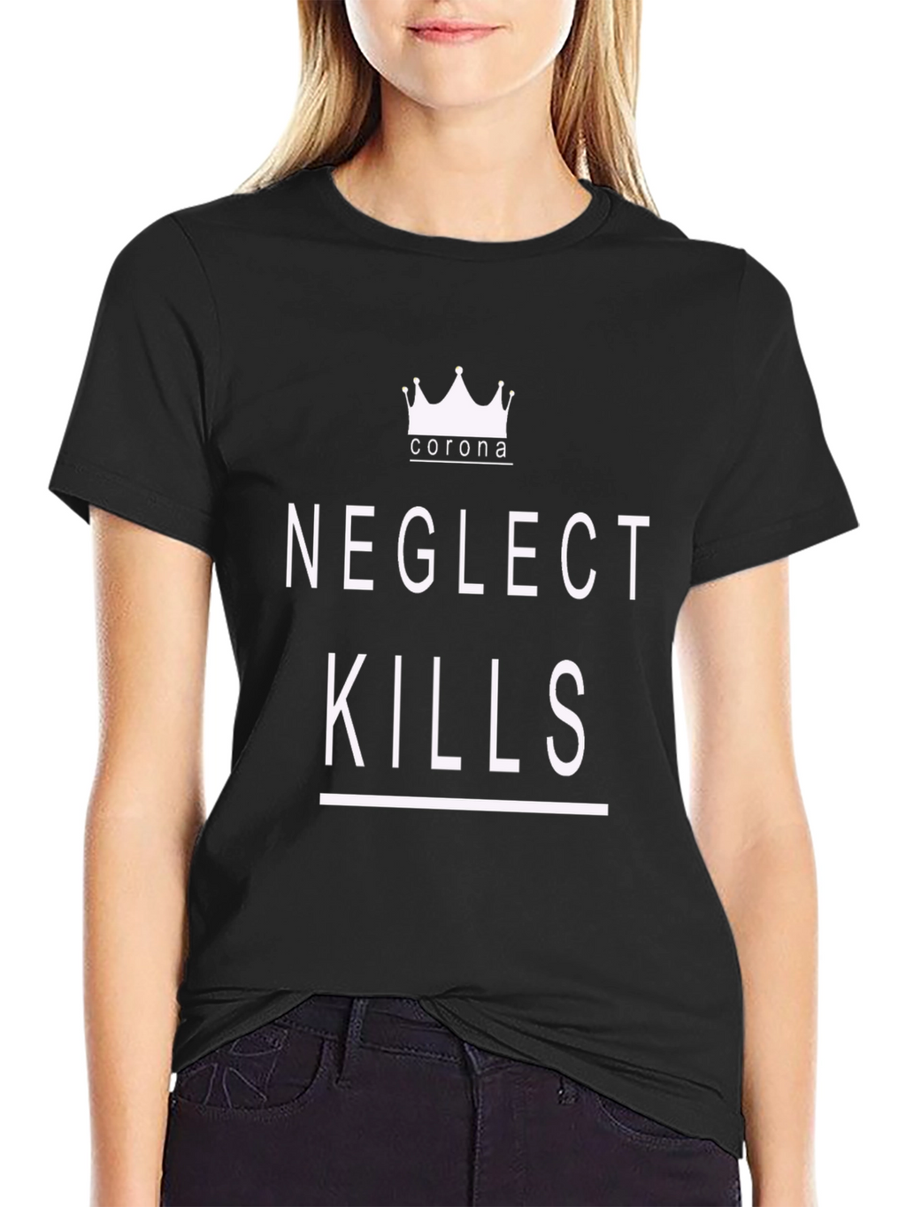 Neglect Kills Corona Graphic T-Shirt
