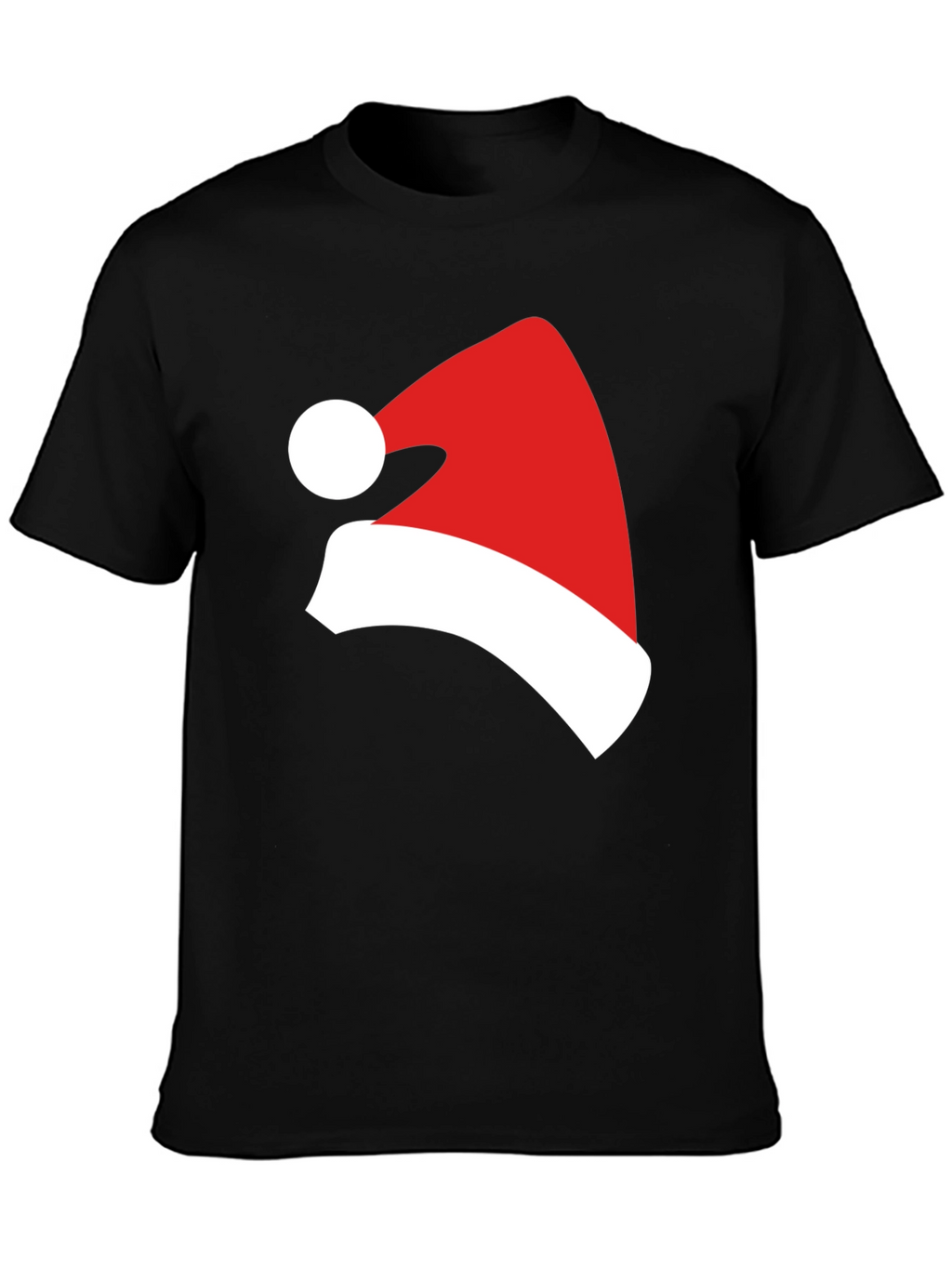 Festive Santa Hat Graphic Tee