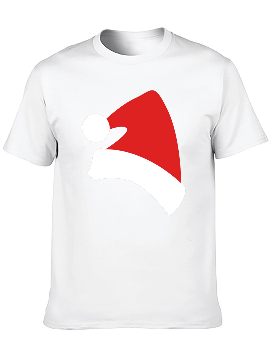 Festive Santa Hat Graphic Tee