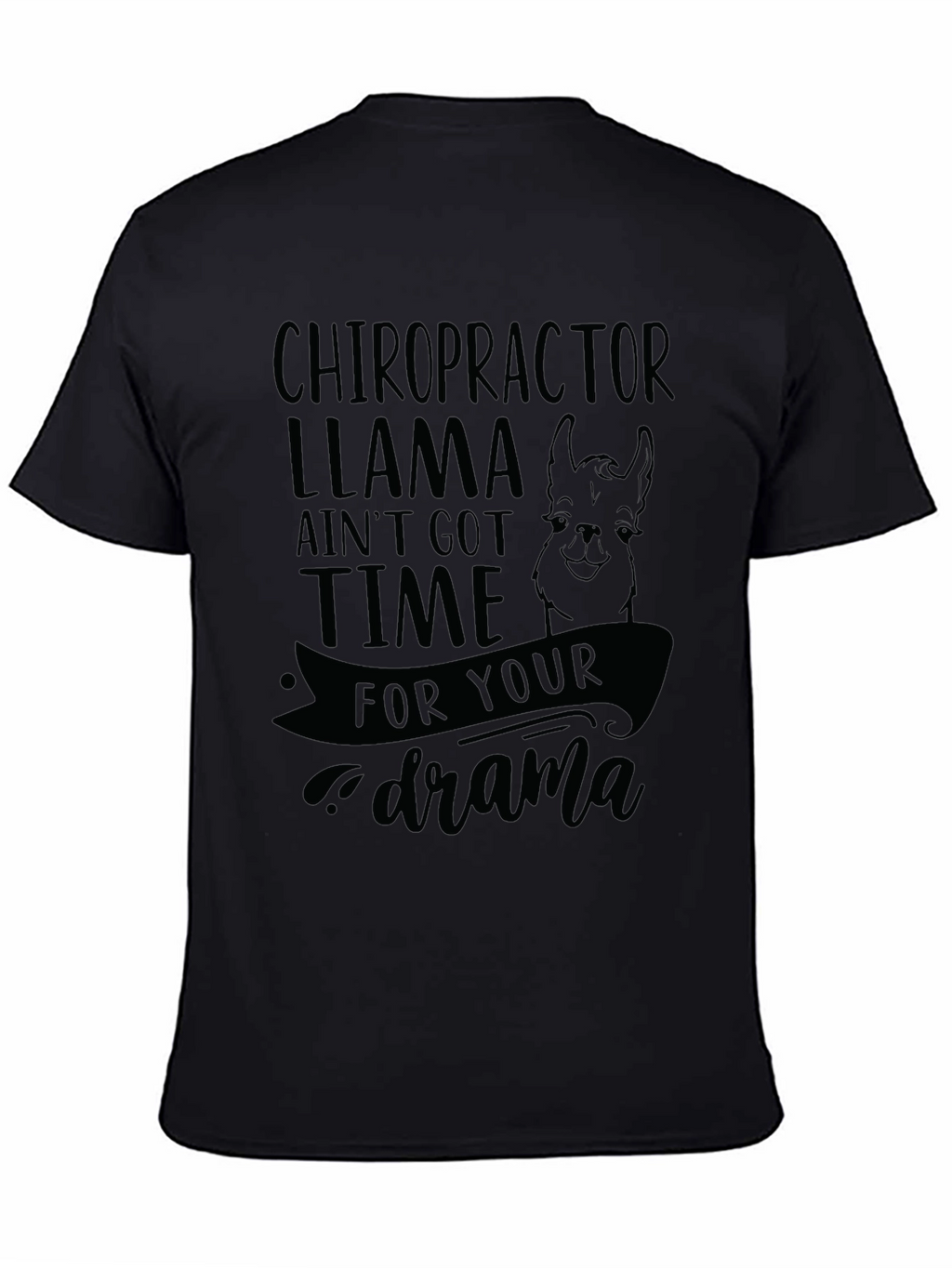 Chiropractor Llama Graphic T-Shirt
