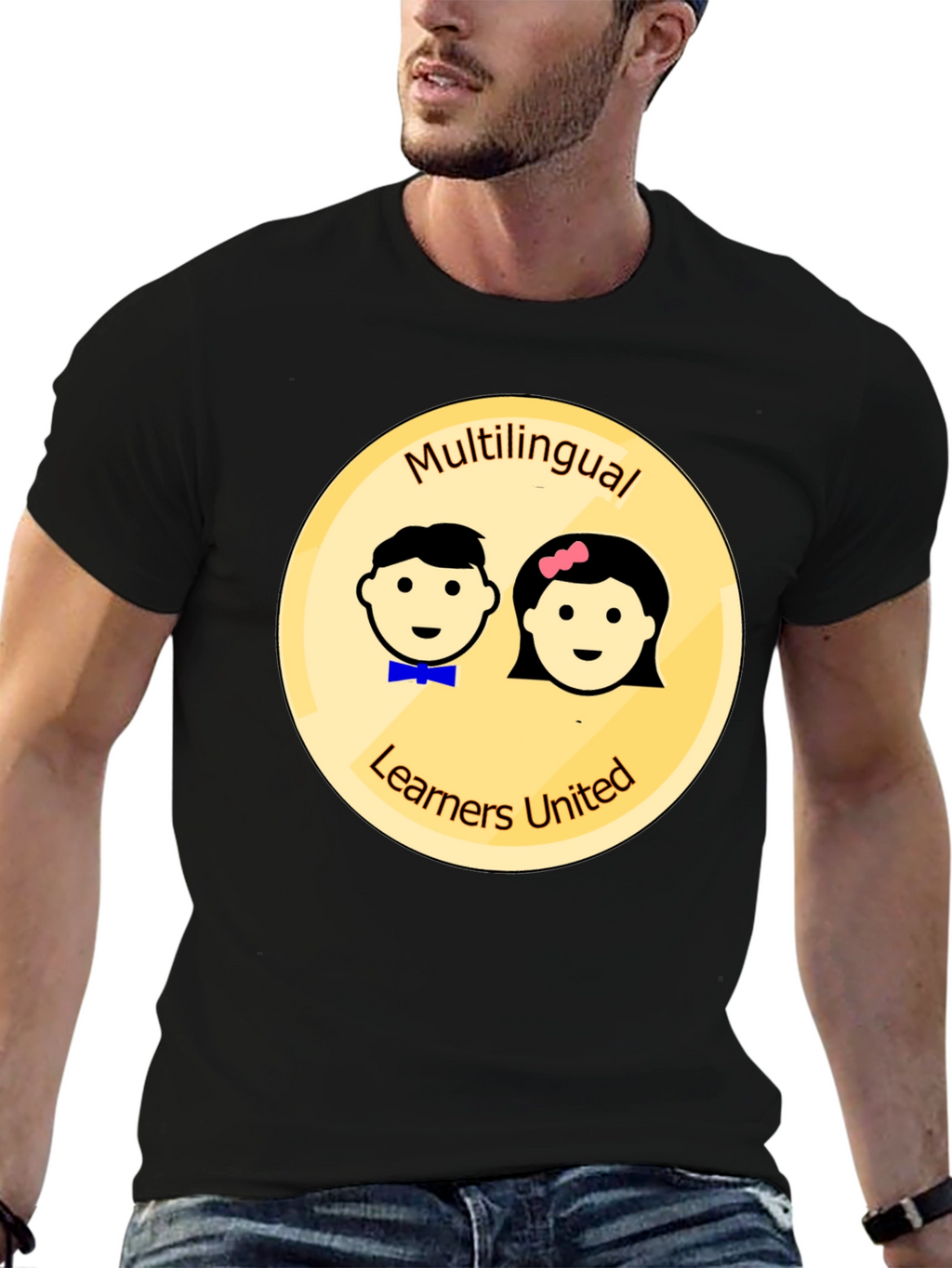Multilingual Learners United Black T-Shirt