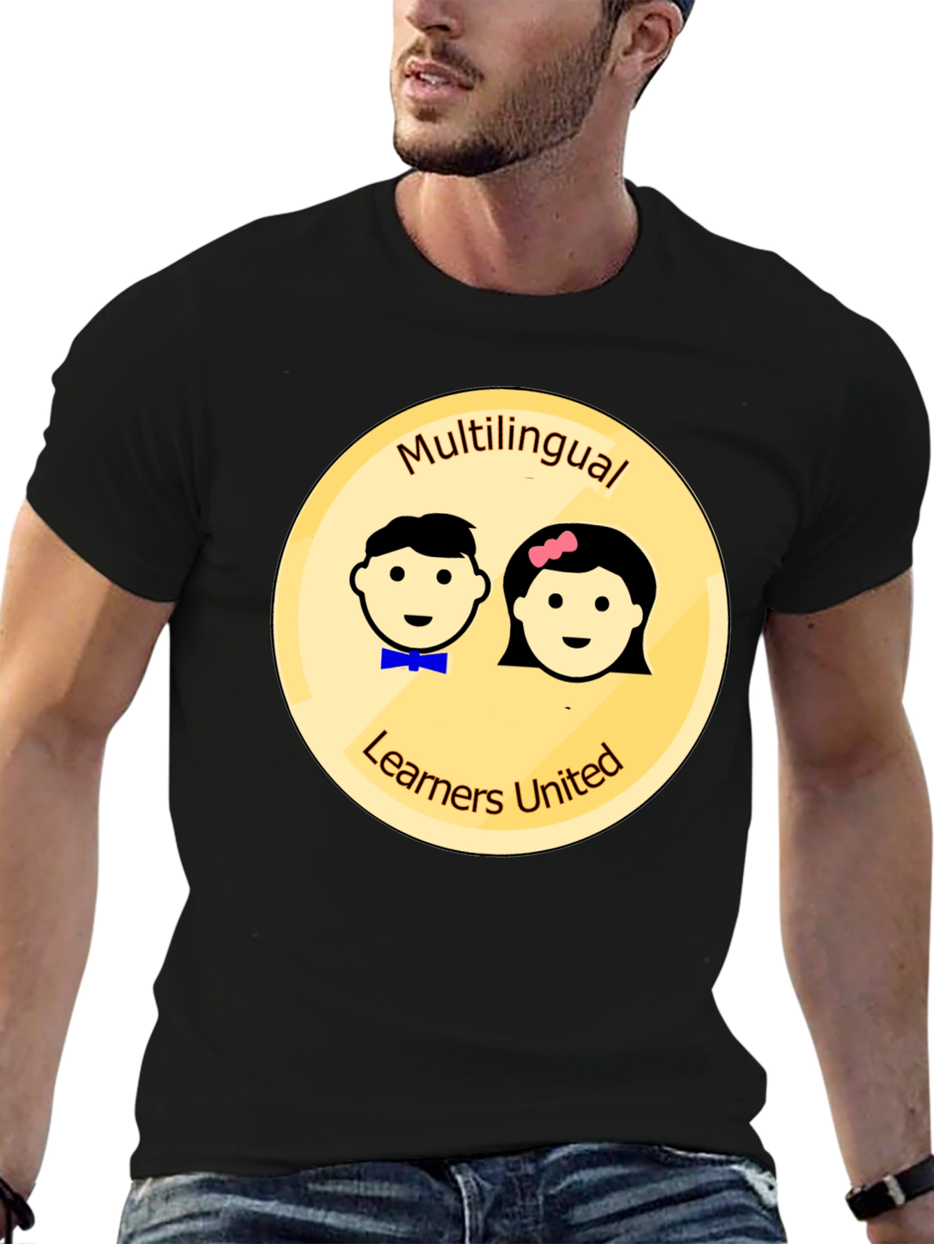 Multilingual Learners United Black T-Shirt