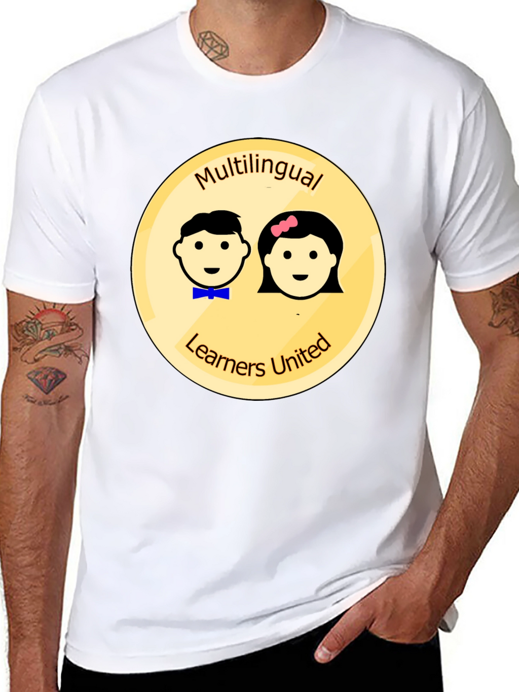 Multilingual Learners United Black T-Shirt