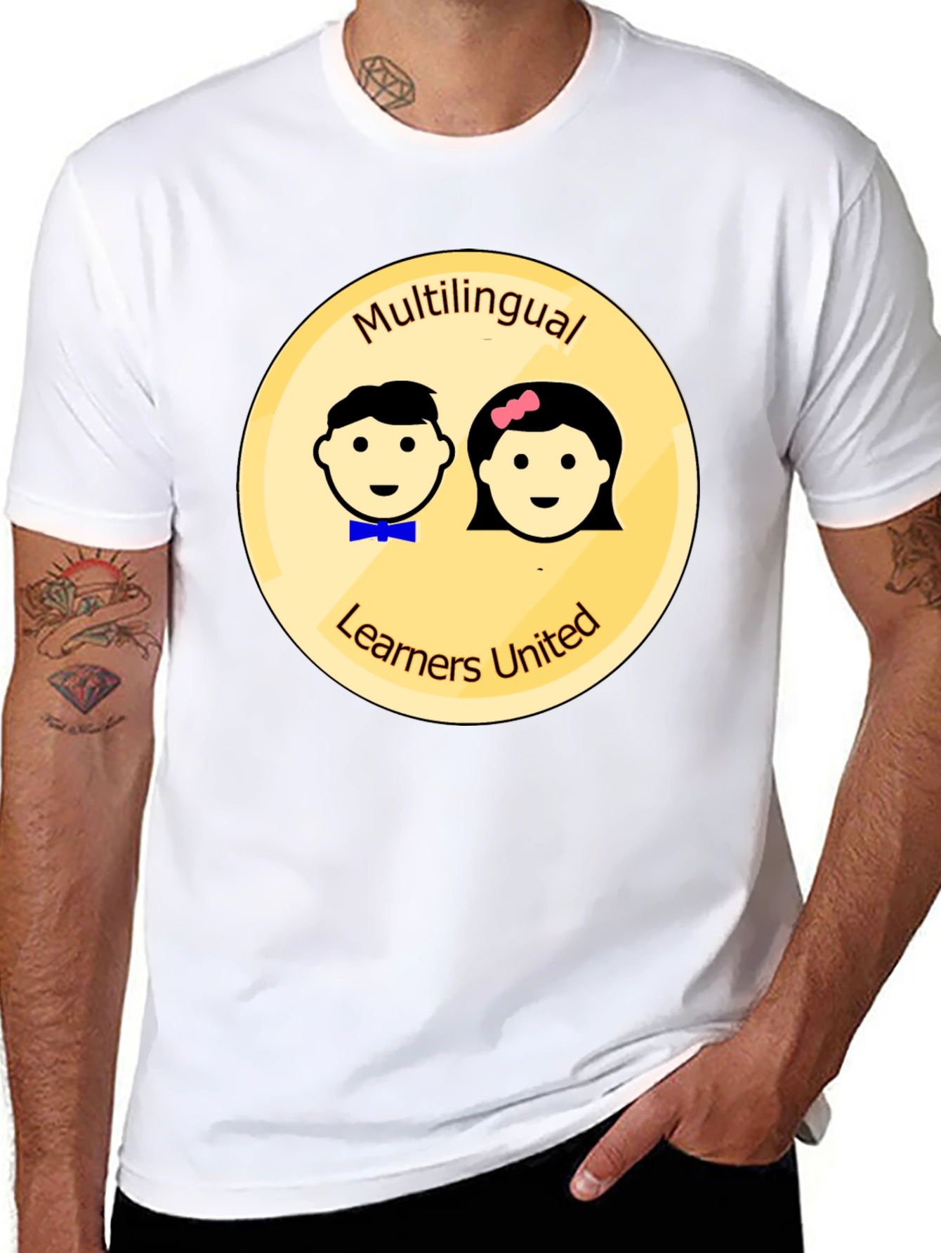 Multilingual Learners United Black T-Shirt