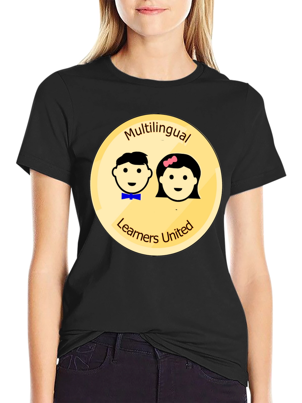 Multilingual Learners United Black T-Shirt