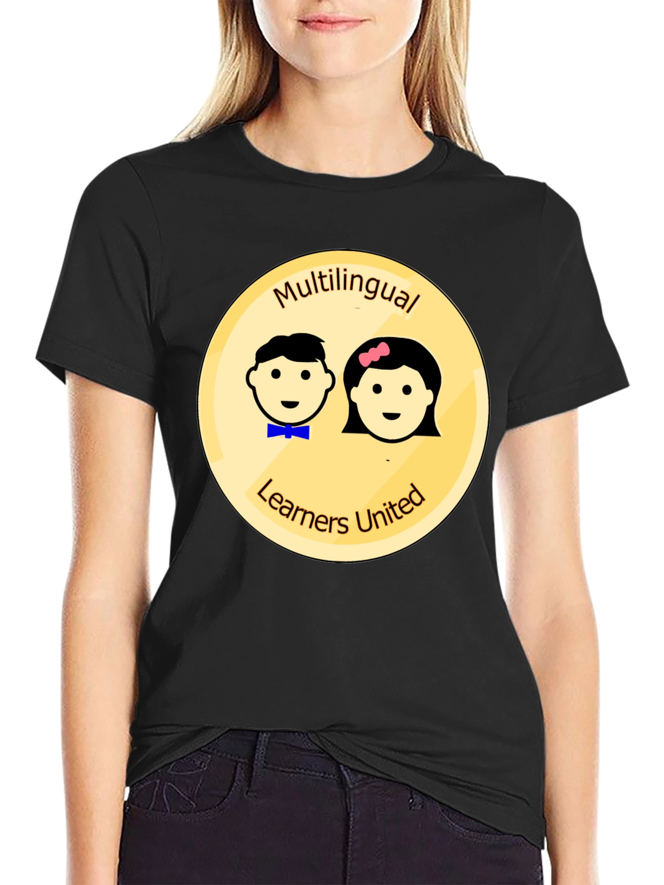 Multilingual Learners United Black T-Shirt