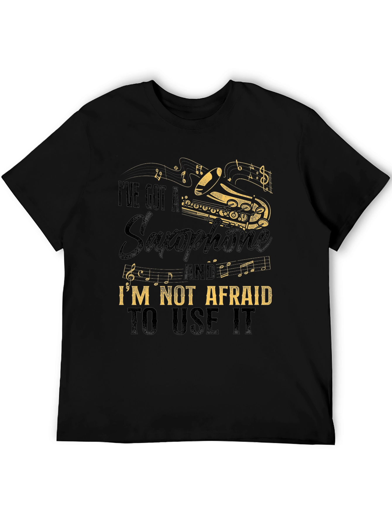 Saxophone Graphic Tee - Music Lovers T-Shirt