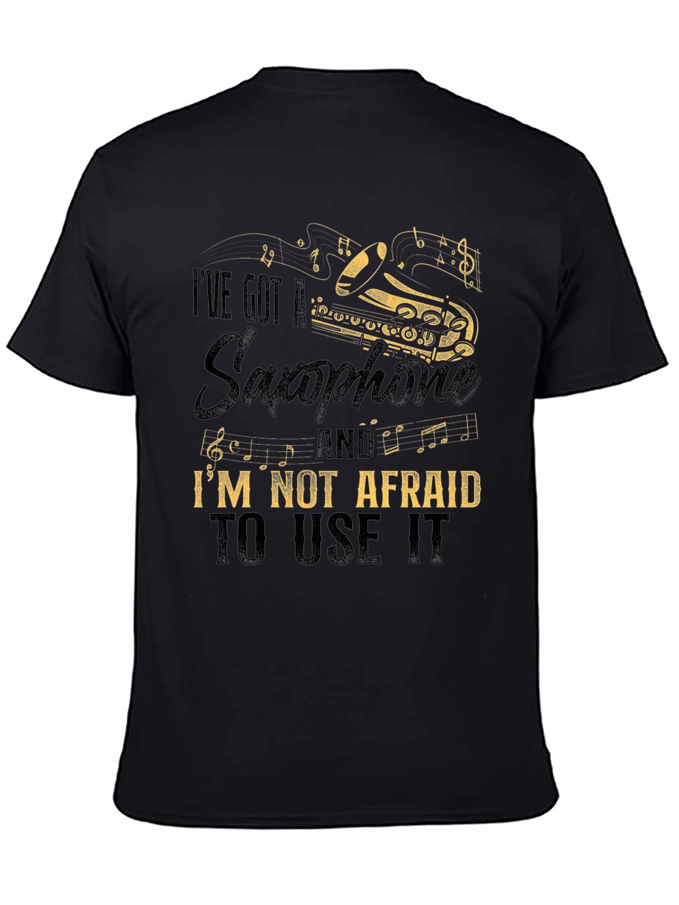 Saxophone Graphic Tee - Music Lovers T-Shirt