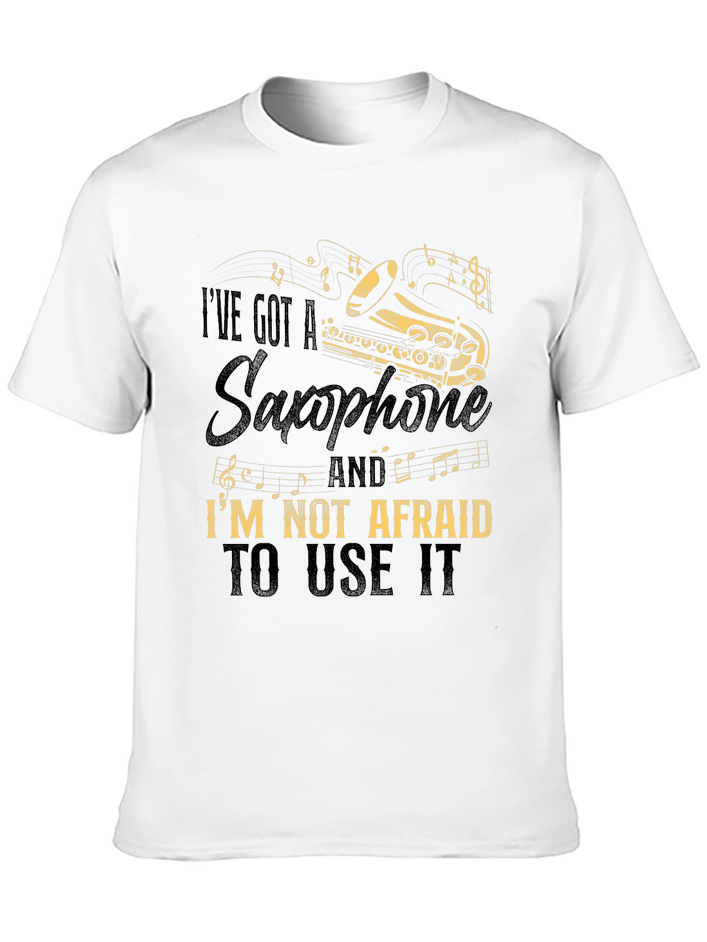 Saxophone Graphic Tee - Music Lovers T-Shirt