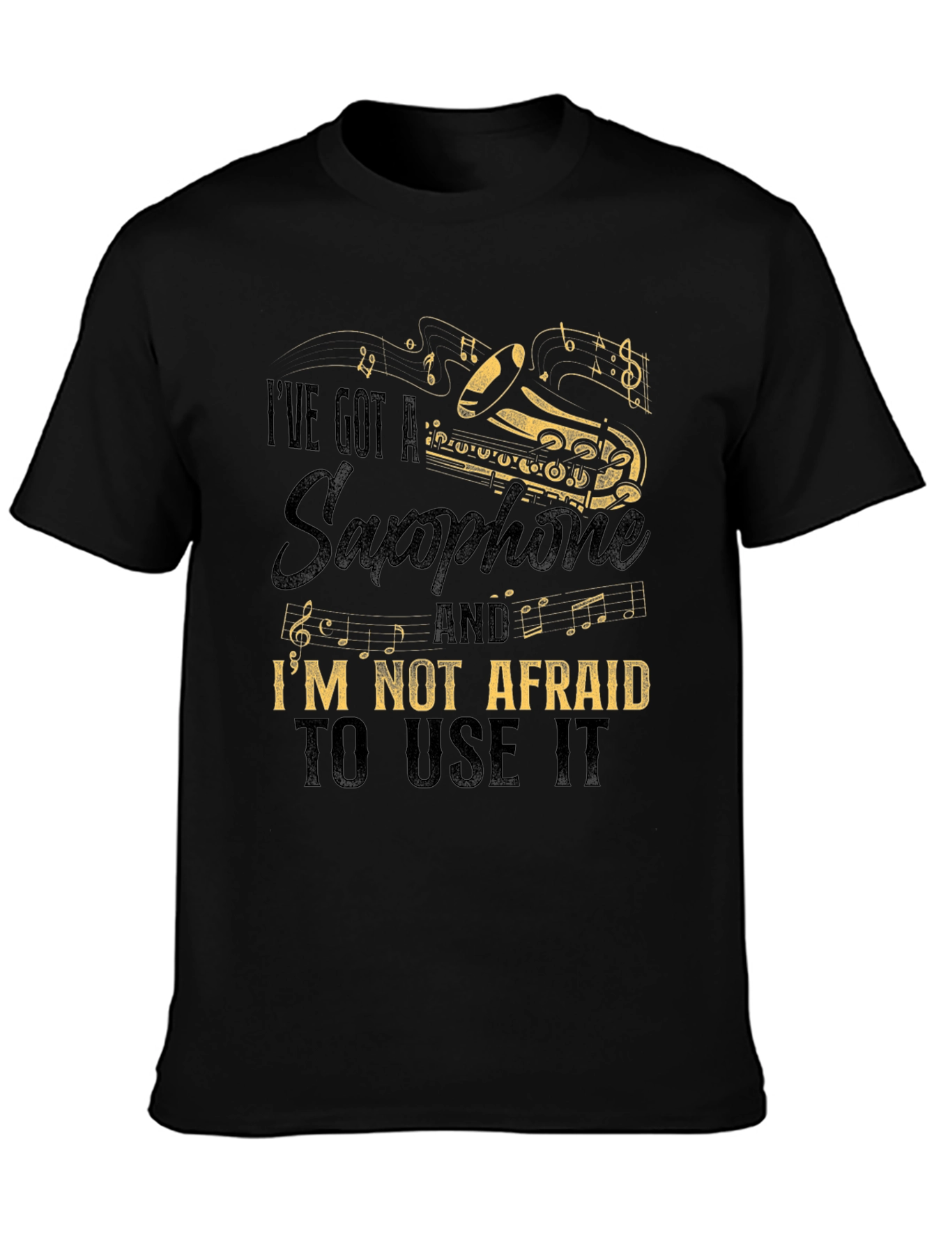 Saxophone Graphic Tee - Music Lovers T-Shirt