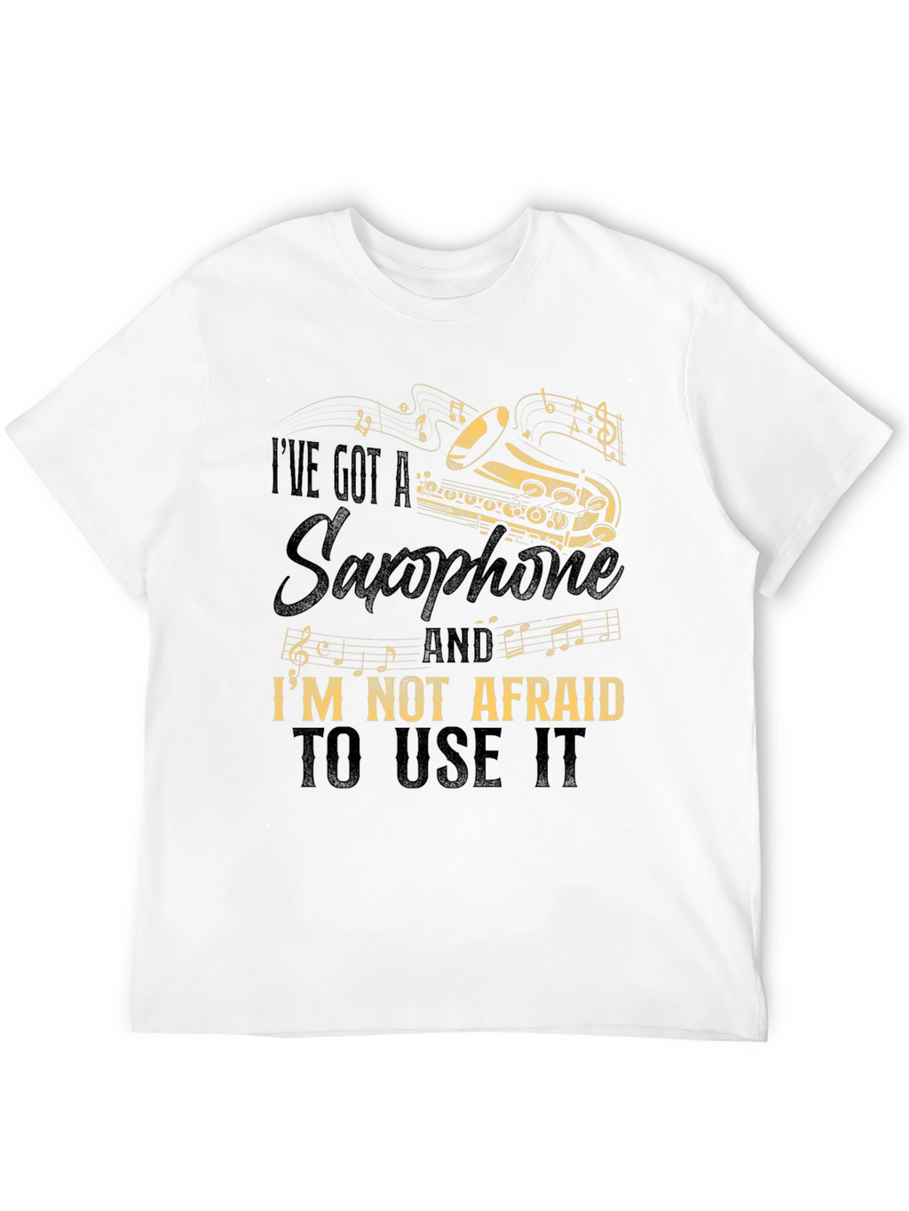 Saxophone Graphic Tee - Music Lovers T-Shirt
