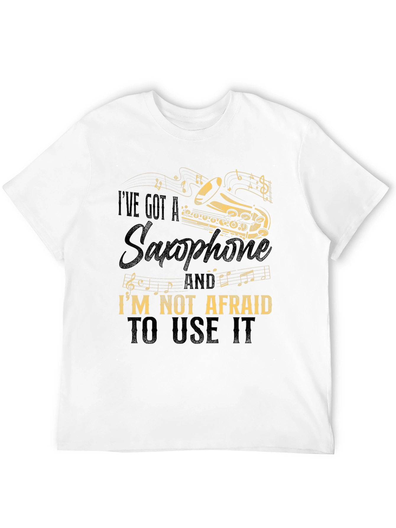 Saxophone Graphic Tee - Music Lovers T-Shirt