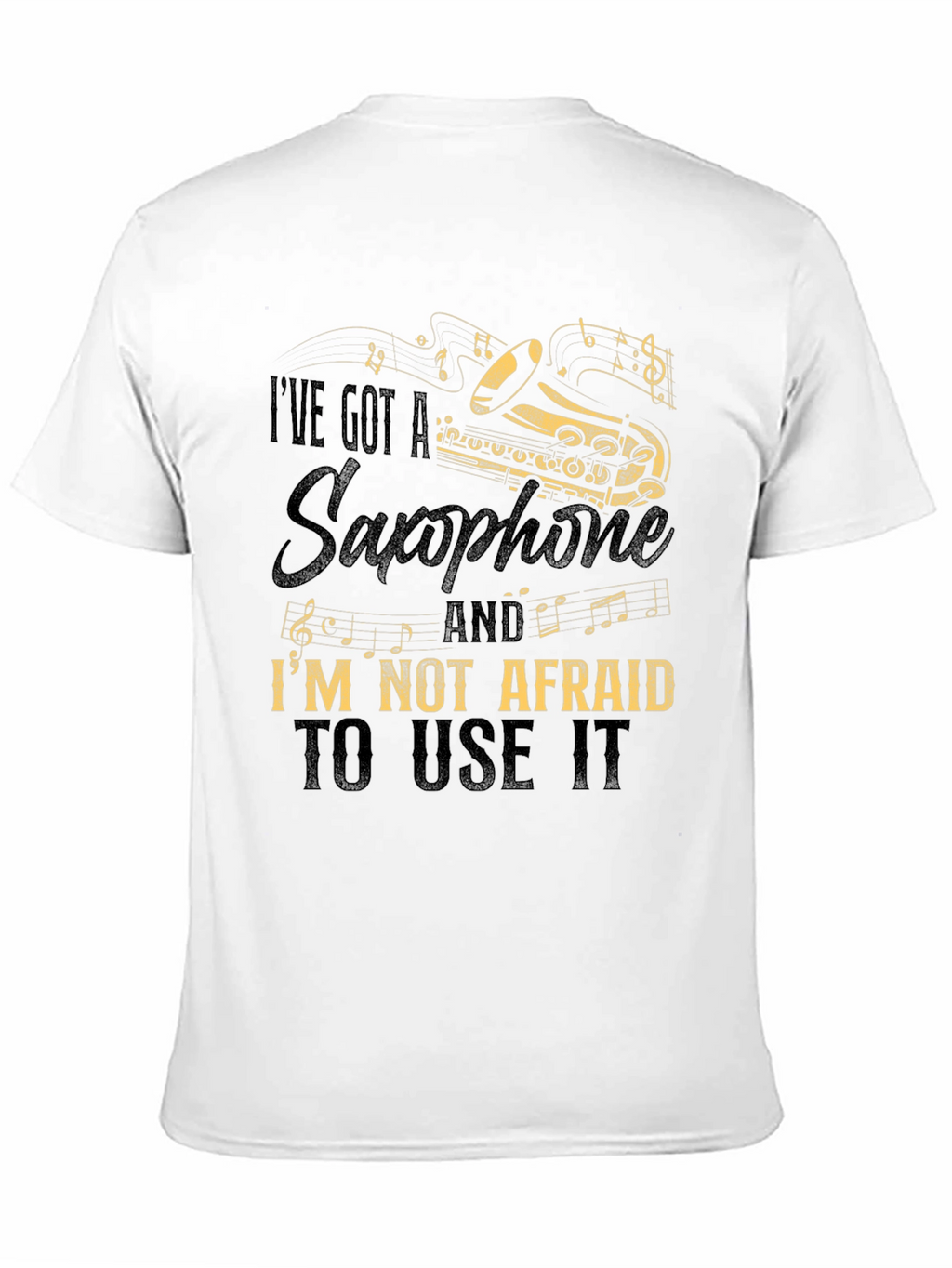 Saxophone Graphic Tee - Music Lovers T-Shirt