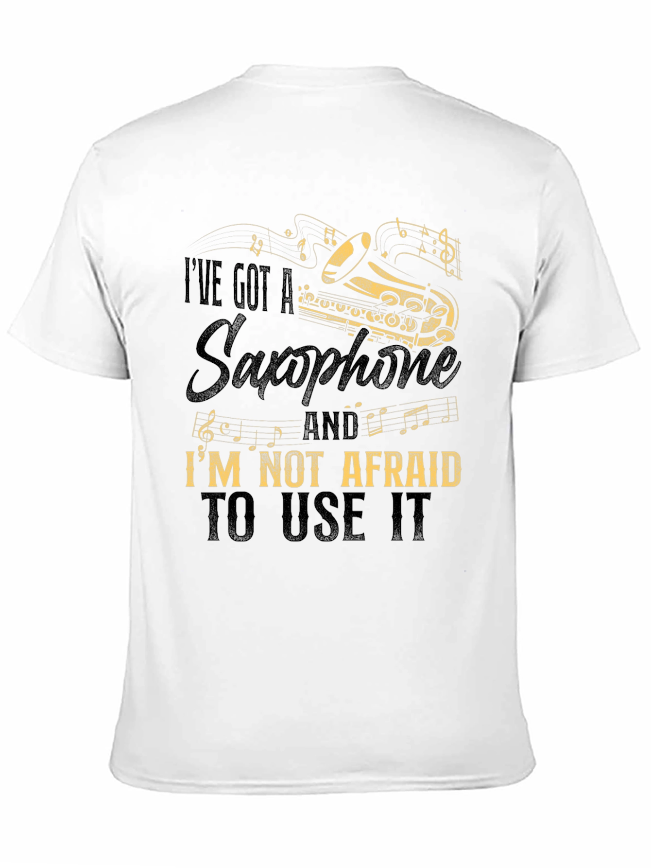 Saxophone Graphic Tee - Music Lovers T-Shirt