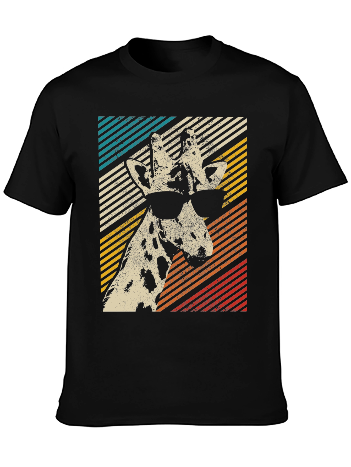 Cool Giraffe Retro T-Shirt