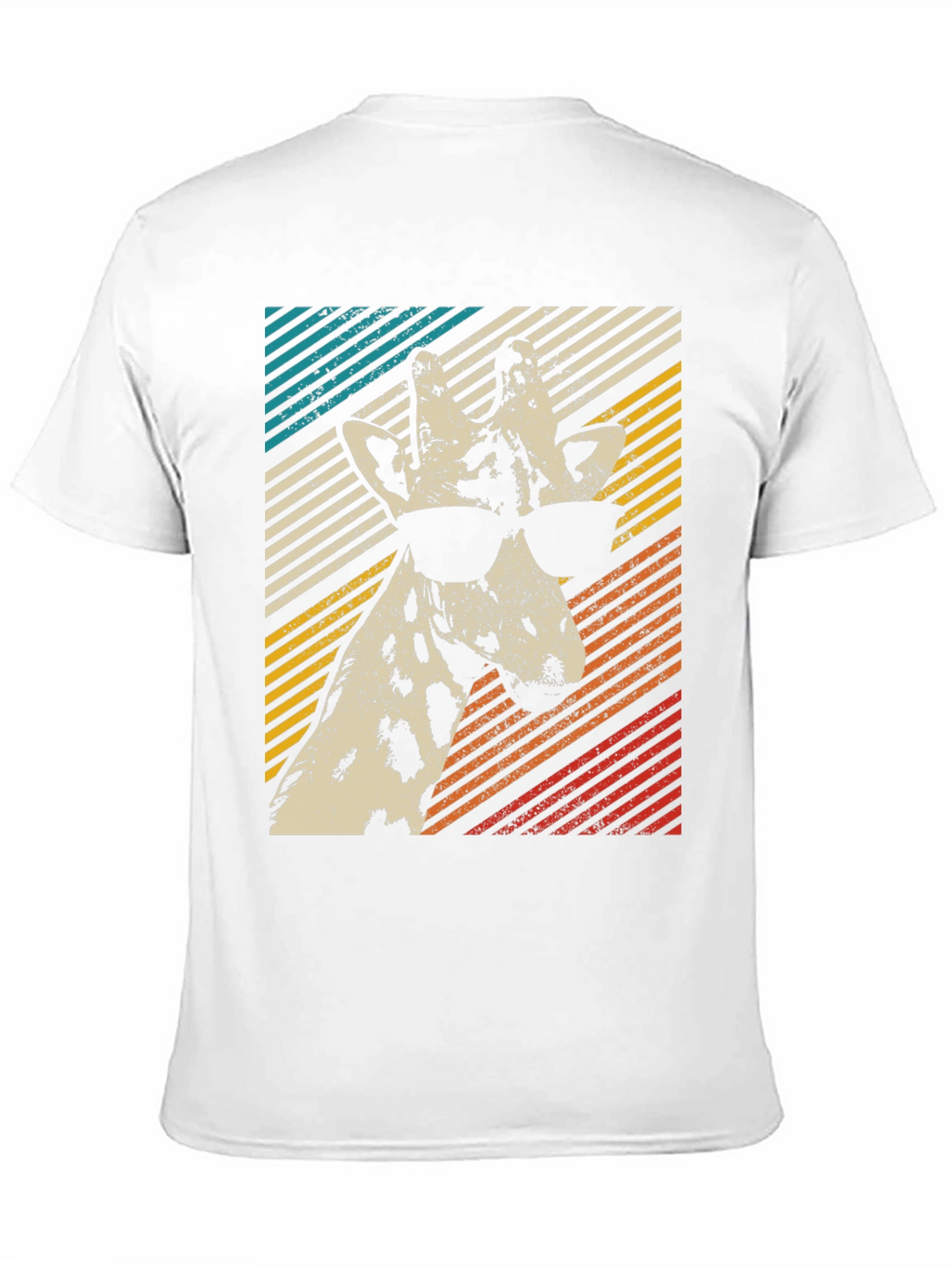 Cool Giraffe Retro T-Shirt