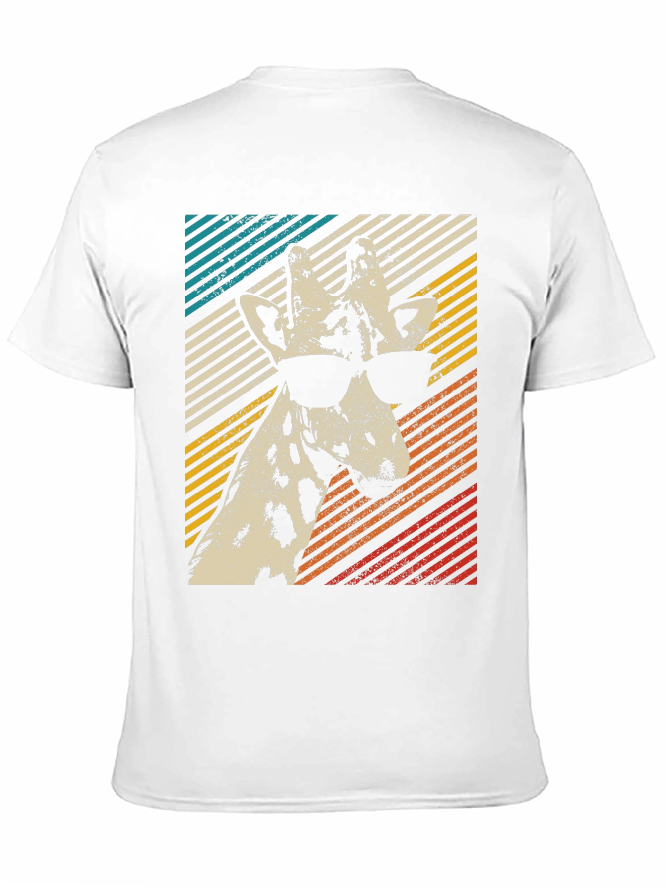 Cool Giraffe Retro T-Shirt