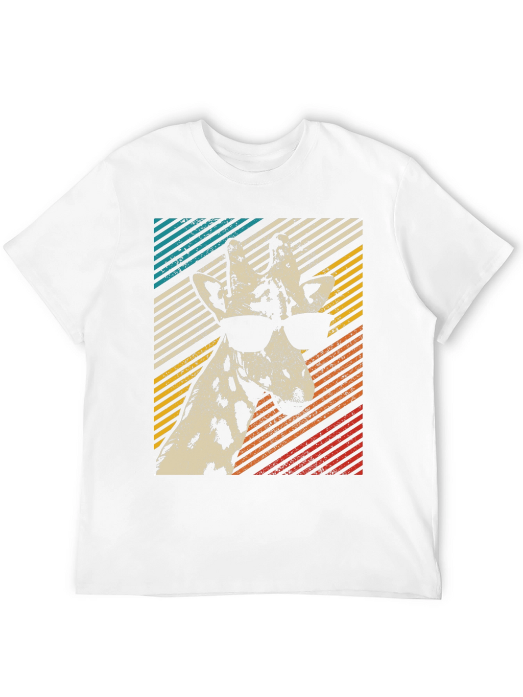 Cool Giraffe Retro T-Shirt