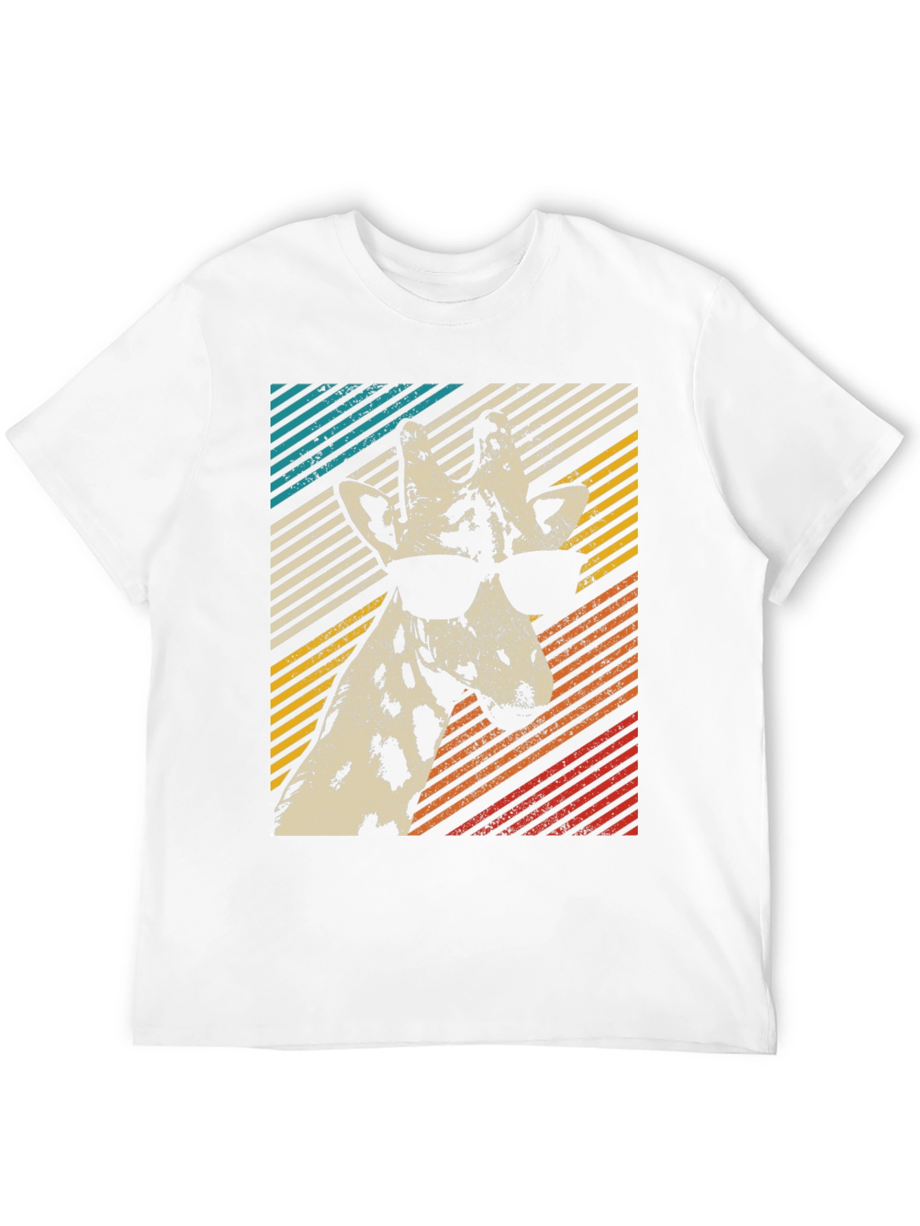 Cool Giraffe Retro T-Shirt