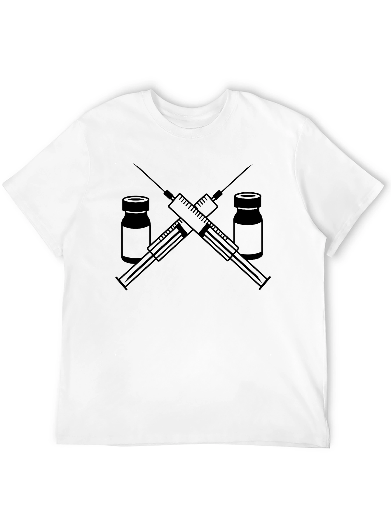 Vaccination Symbol T-Shirt - Stylish Graphic Tee