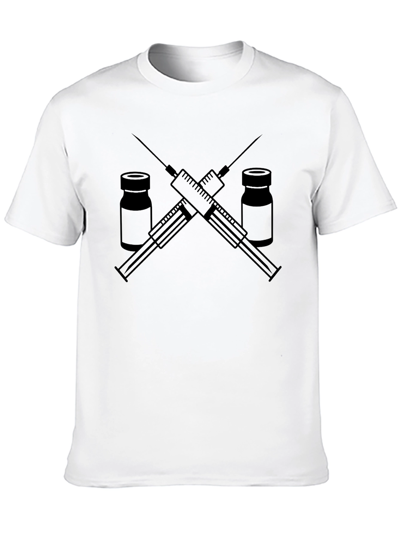 Vaccination Symbol T-Shirt - Stylish Graphic Tee