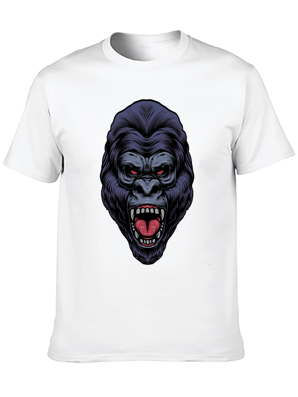 Fierce Gorilla Graphic T-Shirt - Bold Animal Print