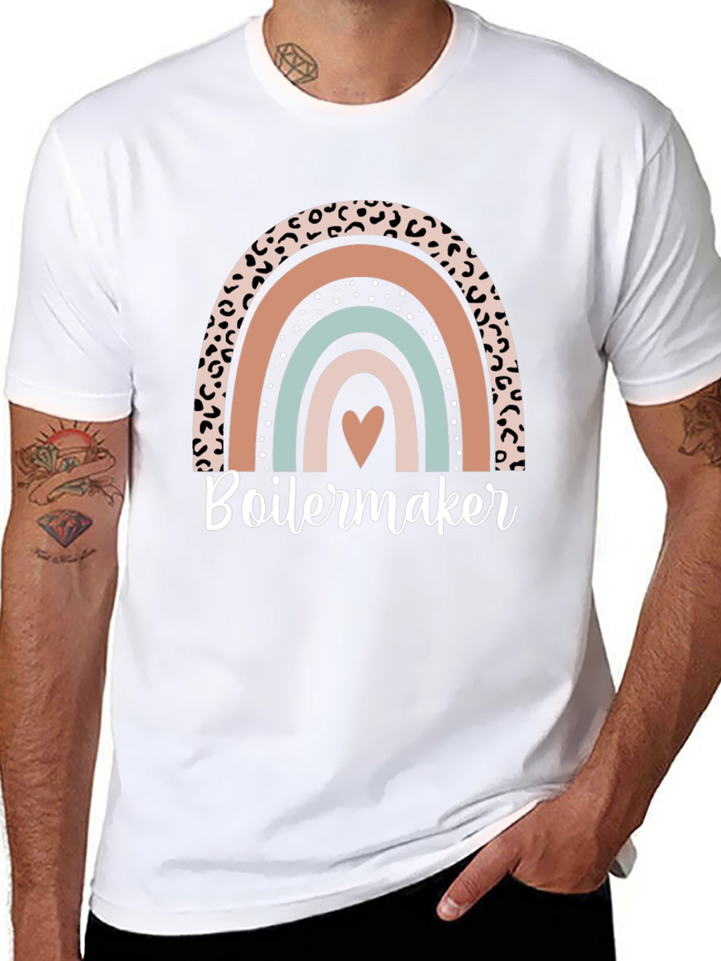Boilermaker Rainbow Leopard T-Shirt