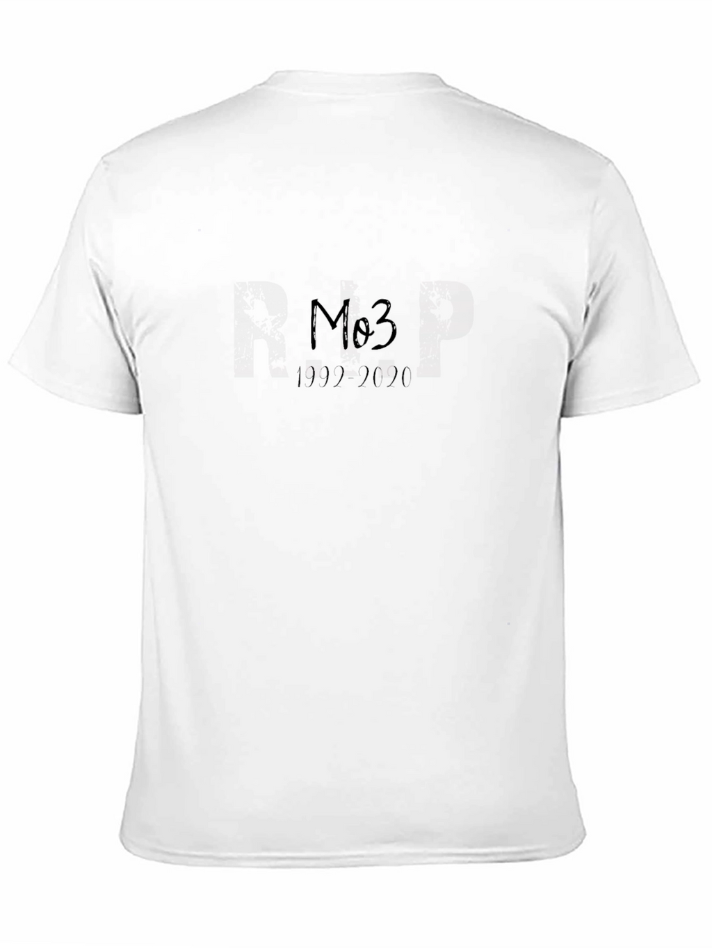 Mo3 Tribute Tee - Black Graphic T-Shirt