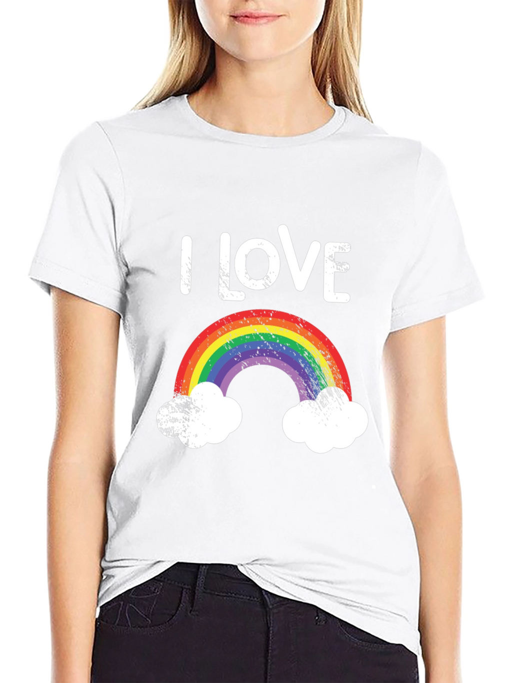I Love Rainbow T-Shirt LGBTQ Pride